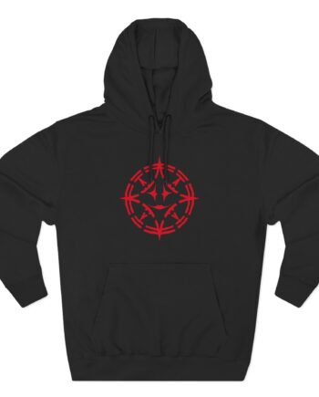 Avatar Band Dance Devil Dance Emblem Baseball Three-Panel Fleece Hoodie