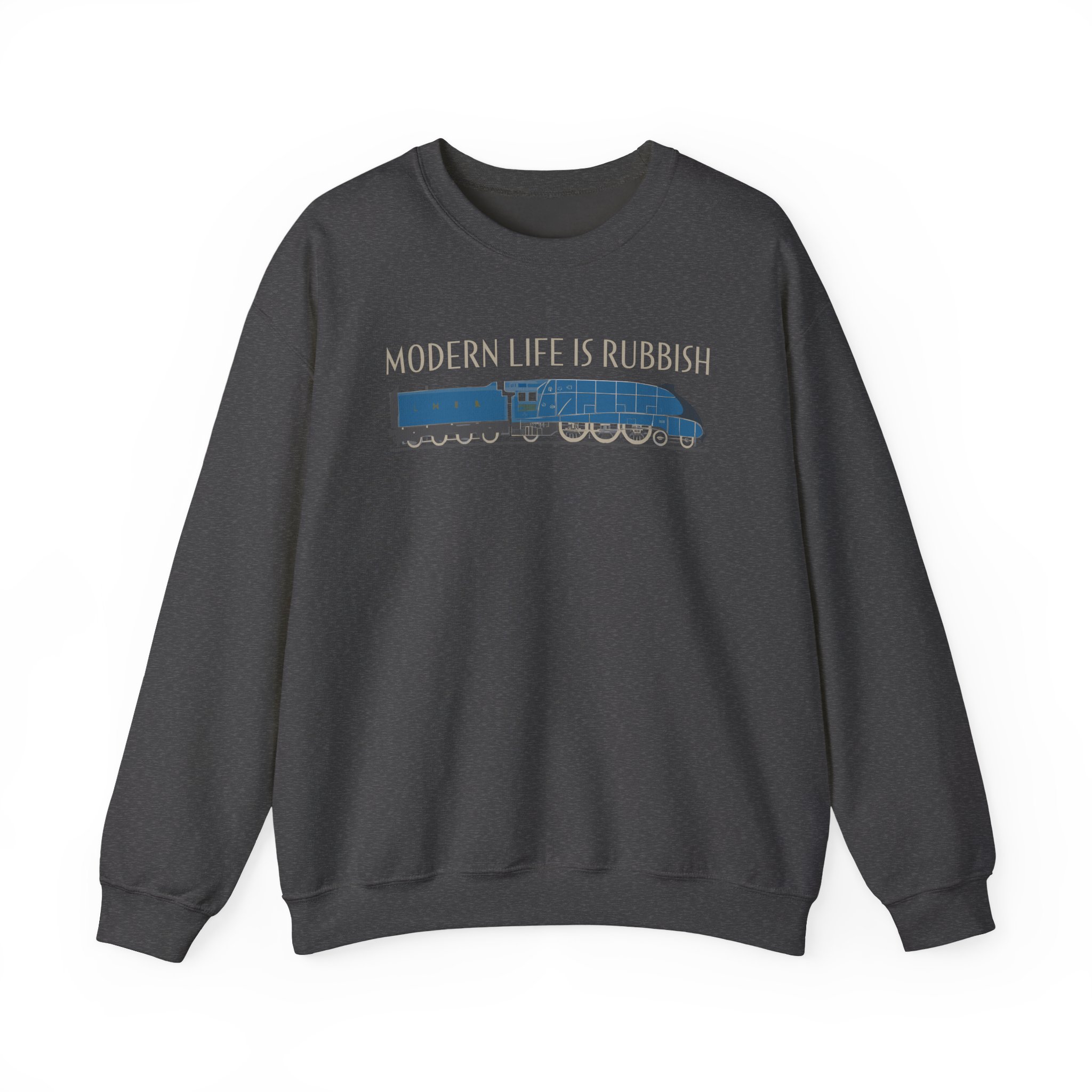 Blur Modern Life is Rubbish Train Unisex Heavy Blendâ„¢ Crewneck Sweatshirt