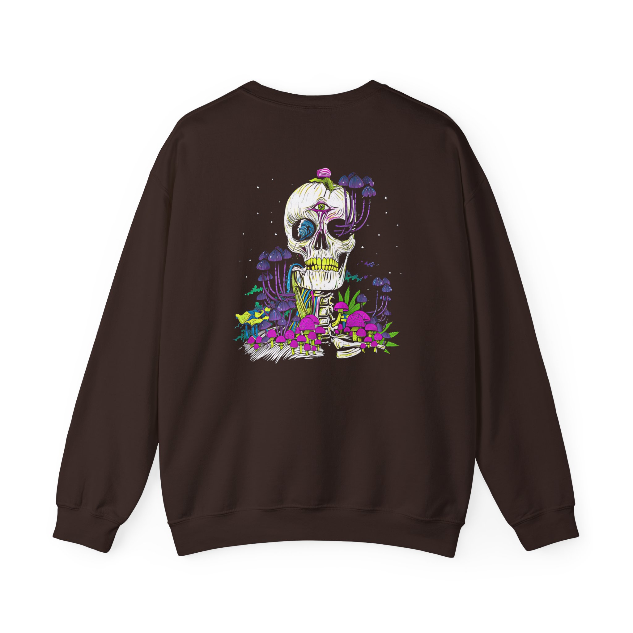 Incubus Magic Mushroom Skull Unisex Heavy Blendâ„¢ Crewneck Sweatshirt