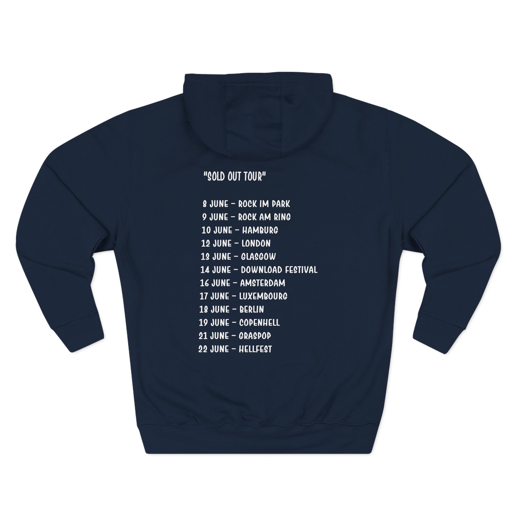 Eagles of Death Metal Sold Out Tour Three-Panel Fleece Hoodie