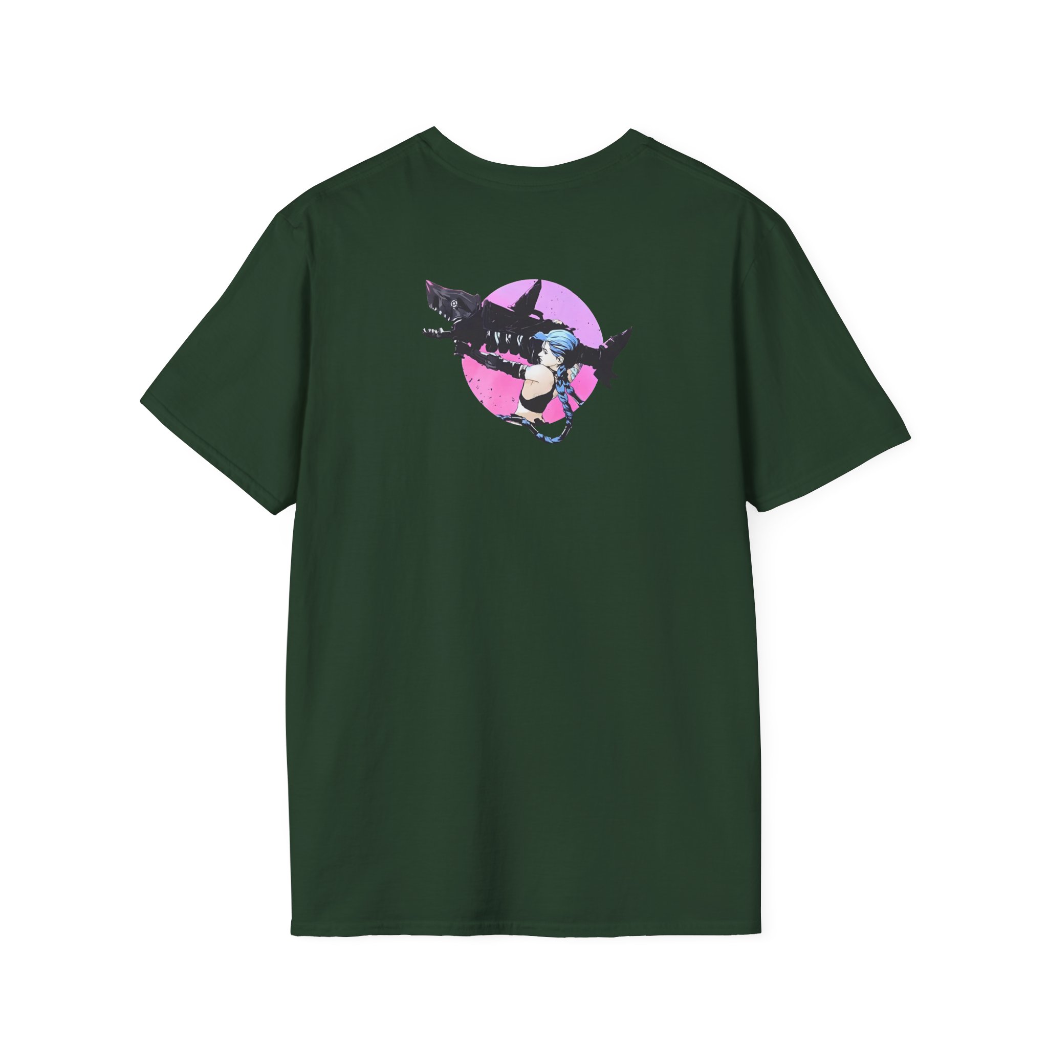 Jinx Arcane Gun Unisex Softstyle T-Shirt