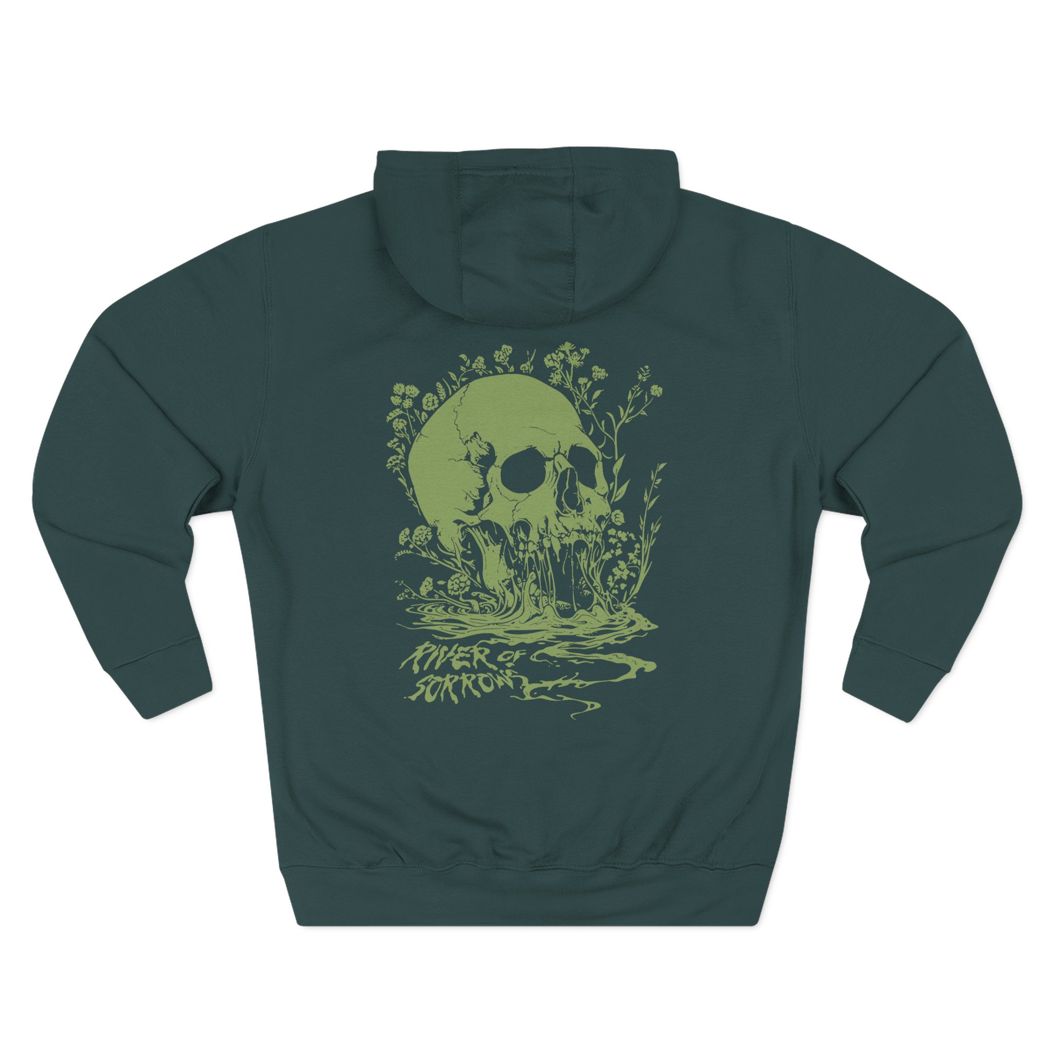 Paleface Skull of Sorrow Three-Panel Fleece Hoodie