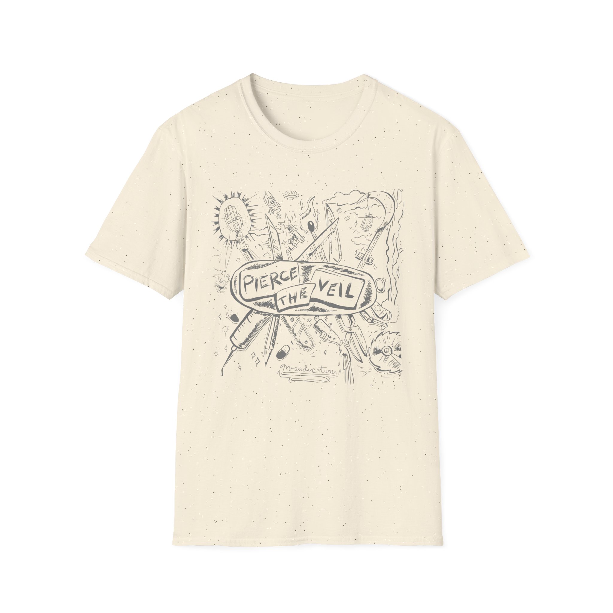 Pierce the Veil Misadventures Unisex Softstyle T-Shirt