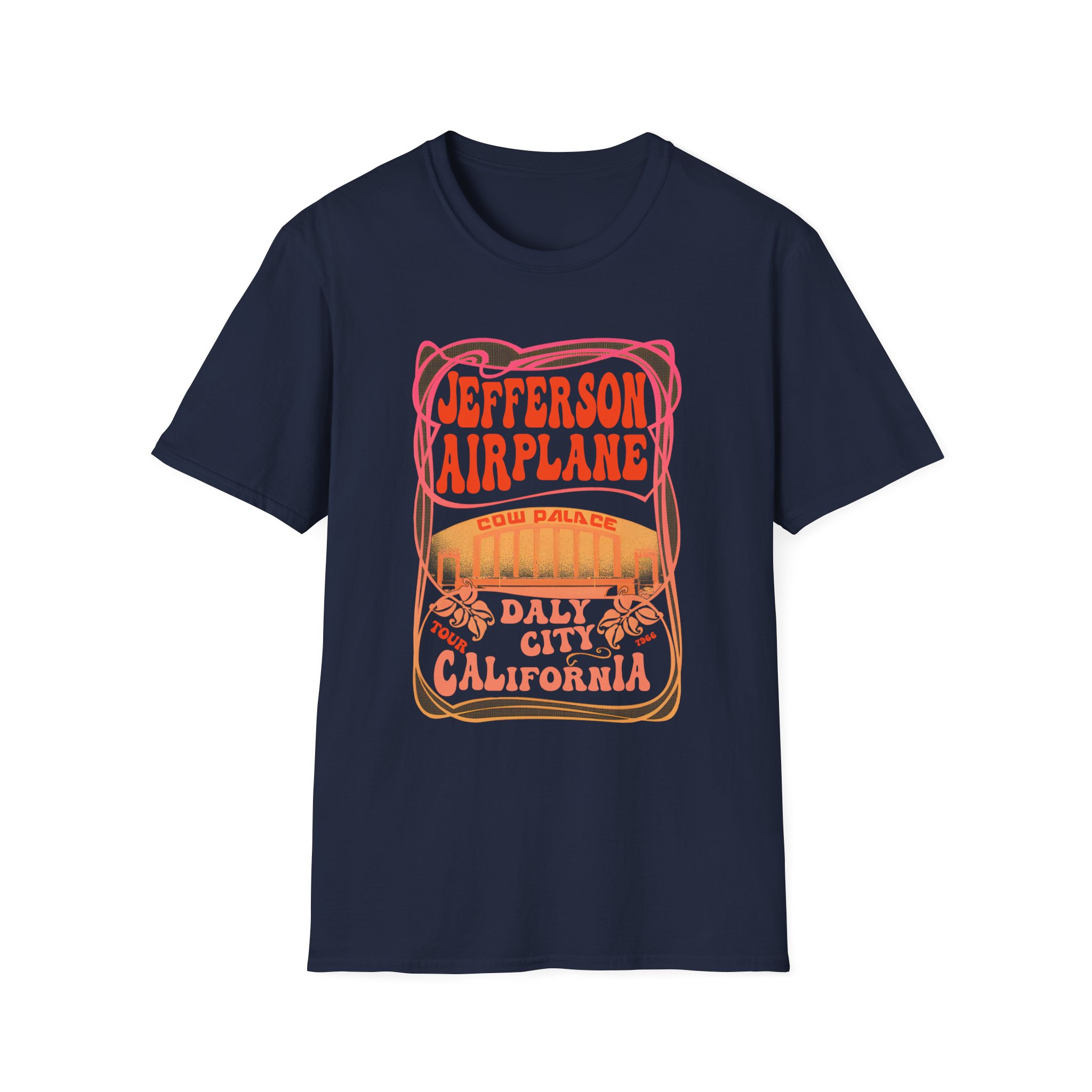 Jefferson Airplane Daly City Tour Unisex Softstyle T-Shirt