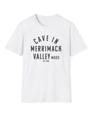 Cave in Merrimack Valley: Blackened Unisex Softstyle T-Shirt