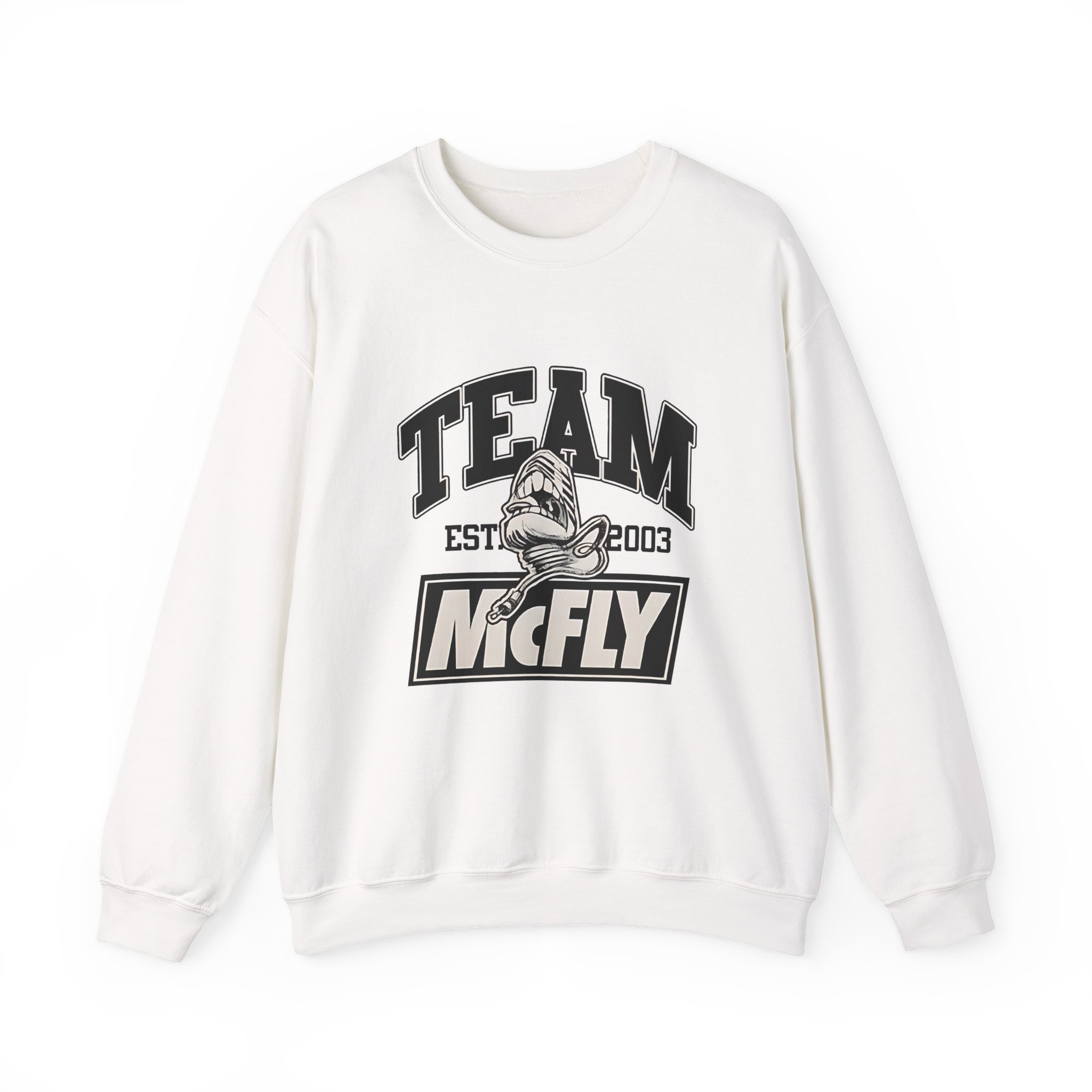 Mcfly Ecru Unisex Heavy Blend Crewneck Sweatshirt