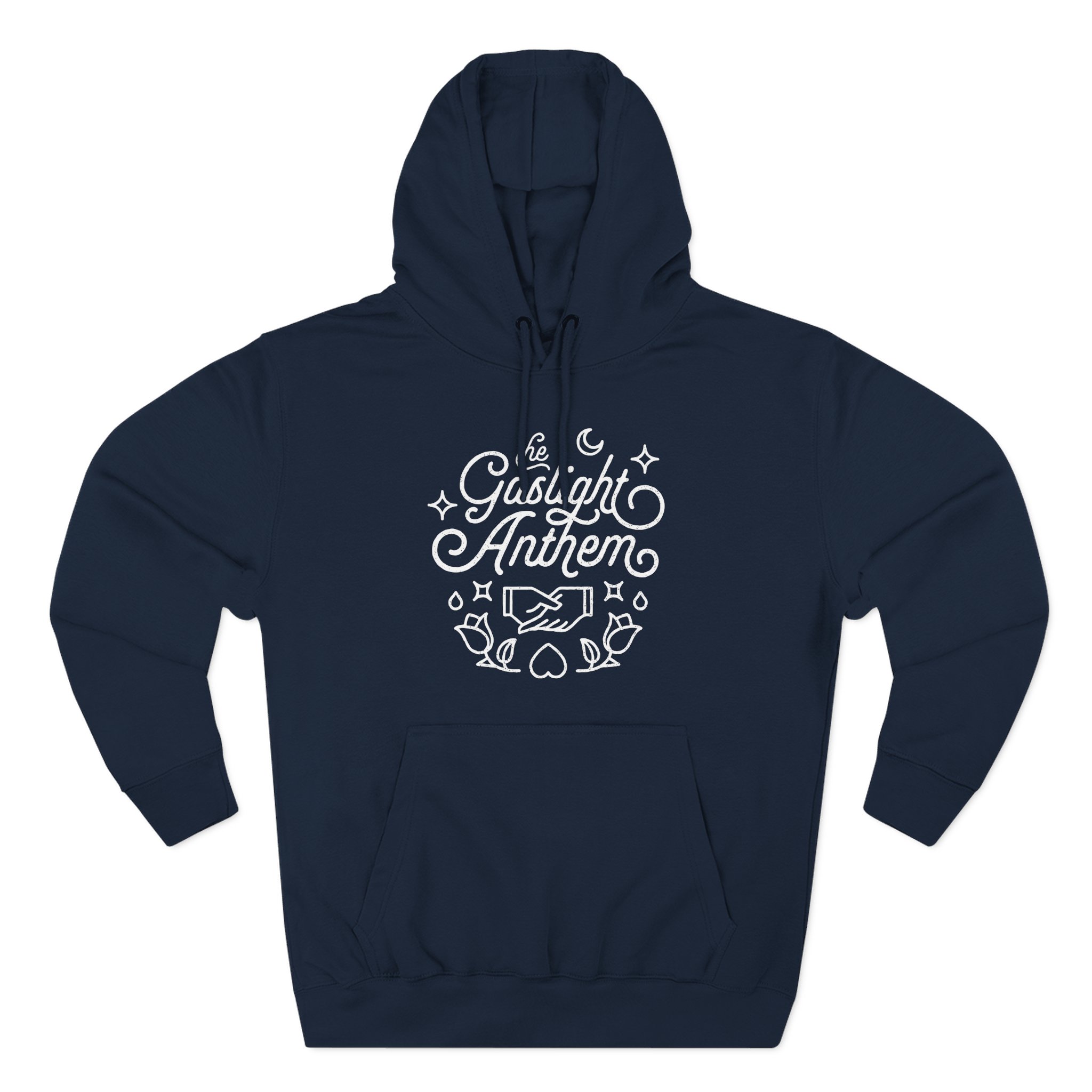 Gaslight Anthem Handshake Three-Panel Fleece Hoodie