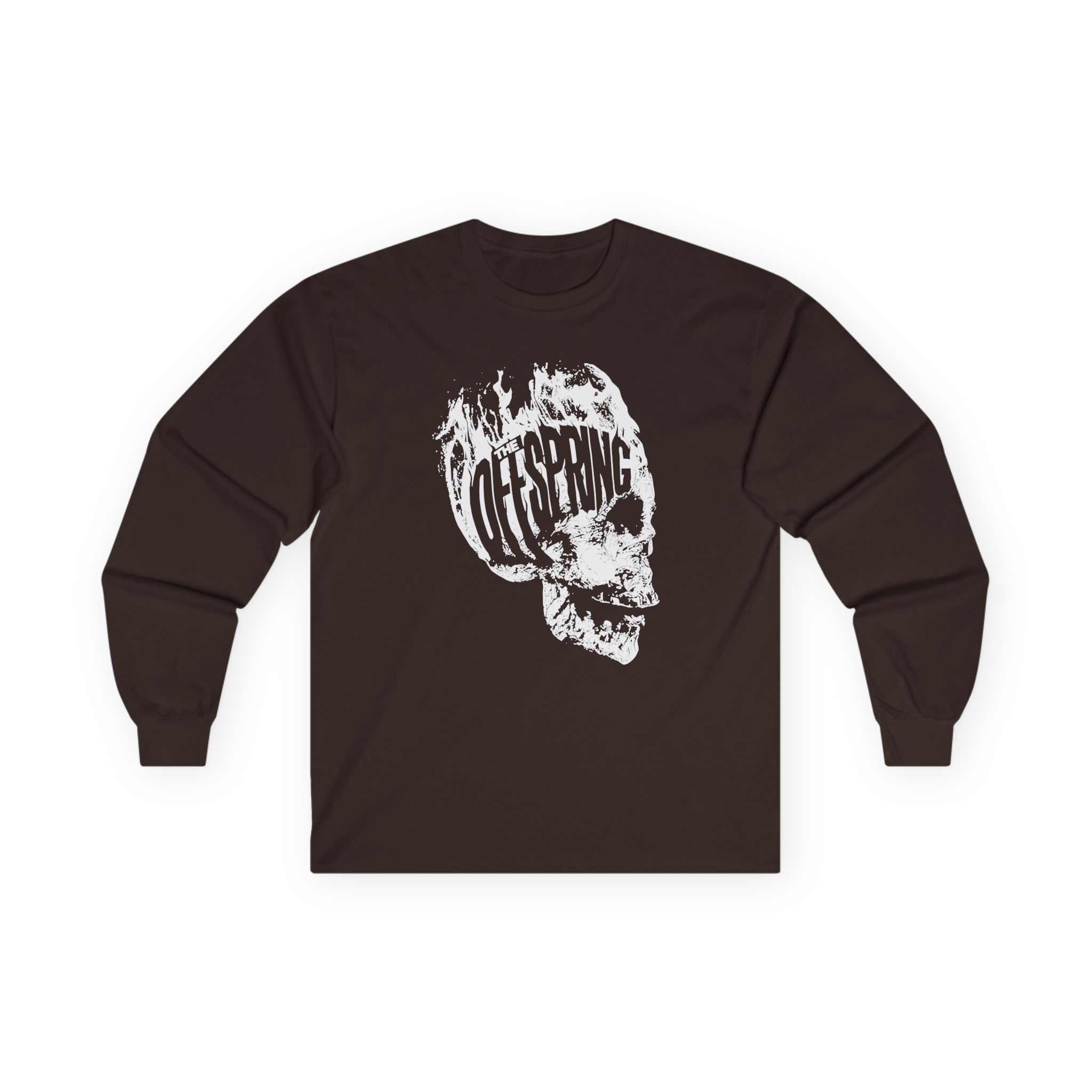 The Offspring Flaming Skull Unisex Ultra Cotton Long Sleeve Tee