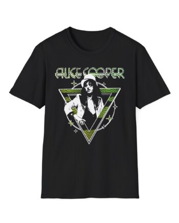 Alice Cooper Welcome to My Nightmare 50th Anniversary Top Hat Unisex Softstyle T-Shirt
