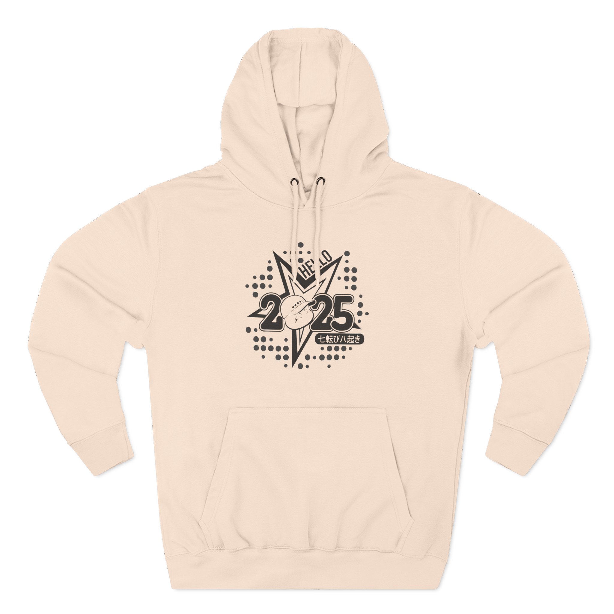 Mister Metokur Hello 2025 Three-Panel Fleece Hoodie