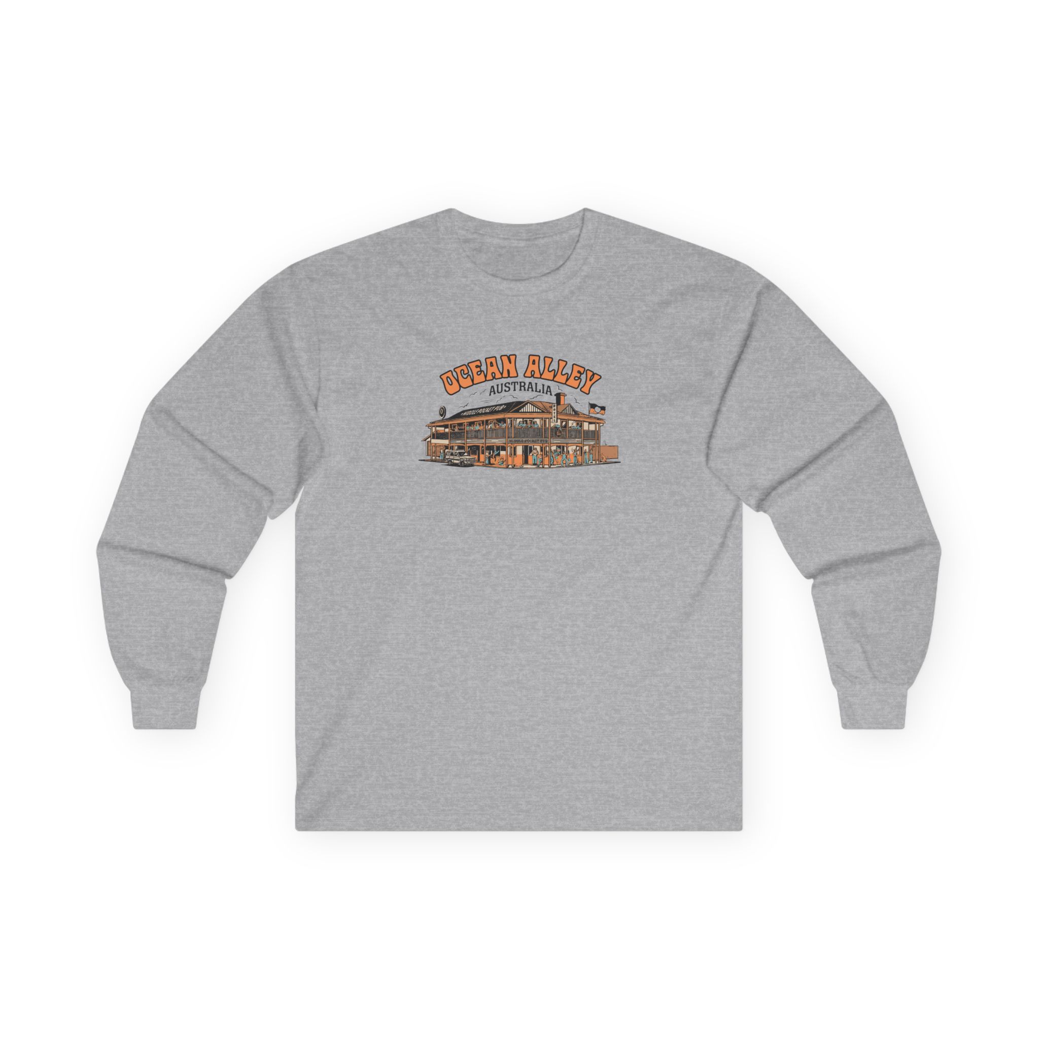 Ocean Alley Pub Unisex Ultra Cotton Long Sleeve Tee