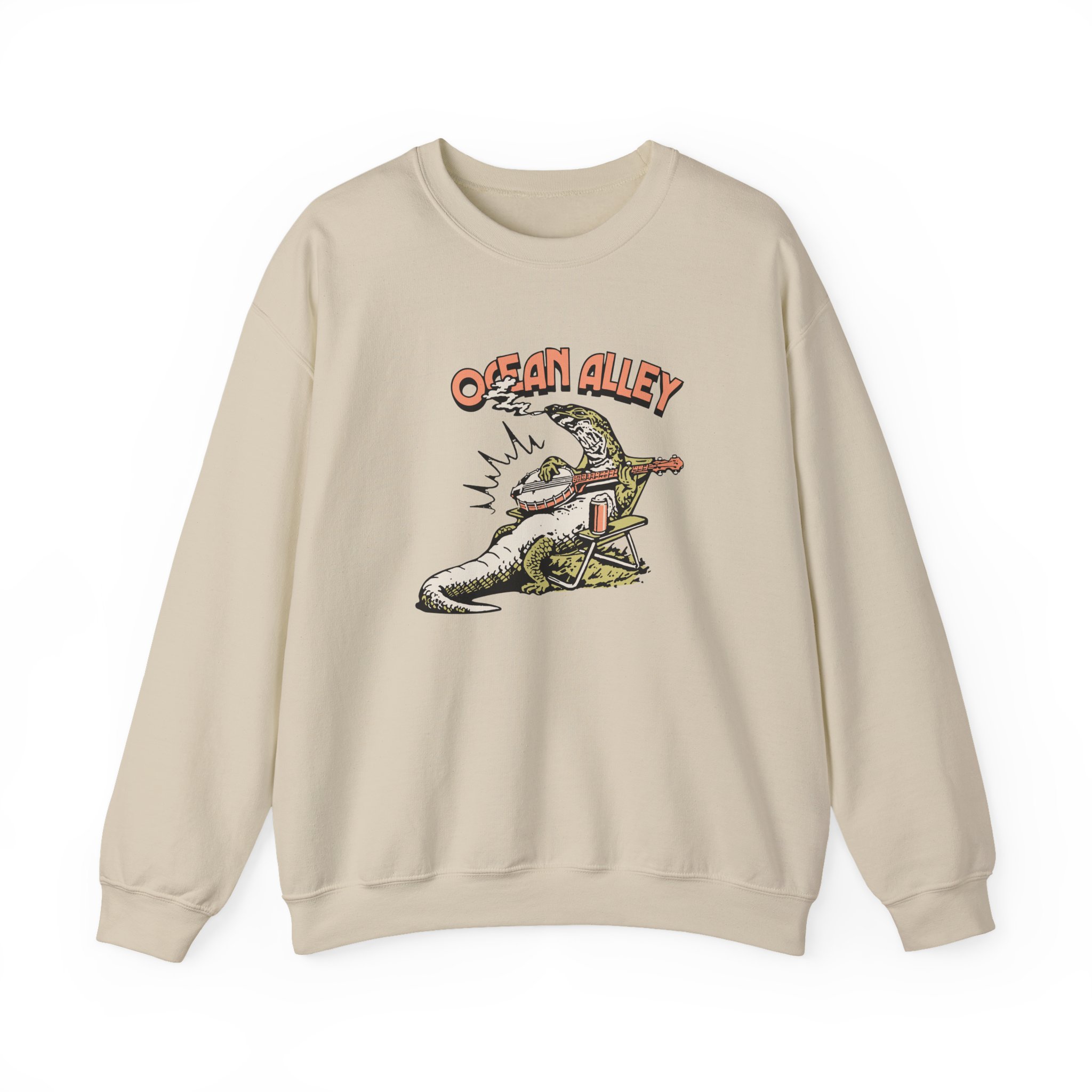 Ocean Alley Lizard Unisex Heavy Blendâ„¢ Crewneck Sweatshirt