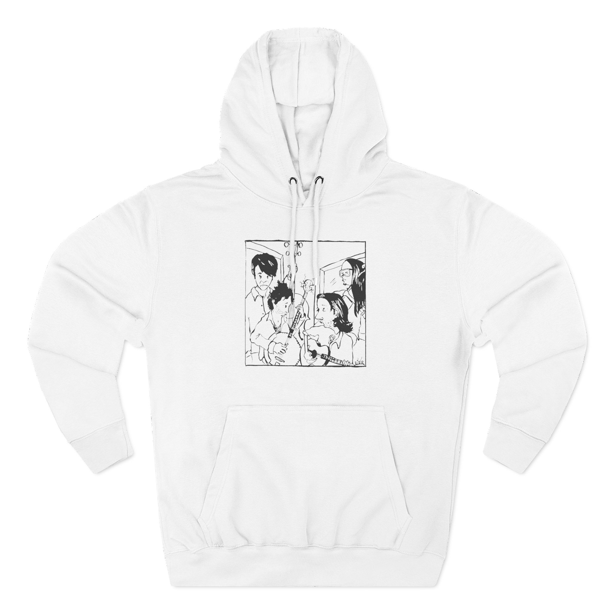 Avett Brothers Seth Drawing Three-Panel Fleece Hoodie