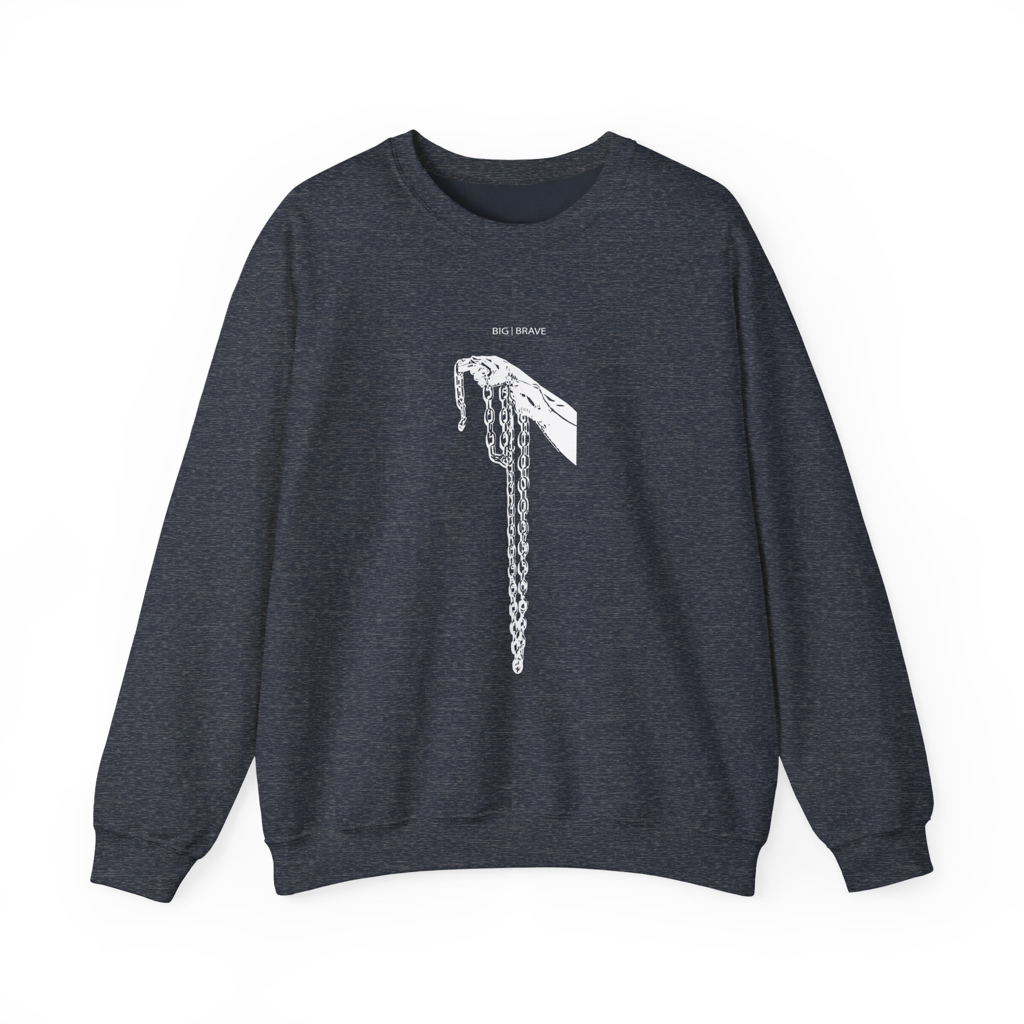 Big Brave Gloves and Chains Unisex Heavy Blendâ„¢ Crewneck Sweatshirt