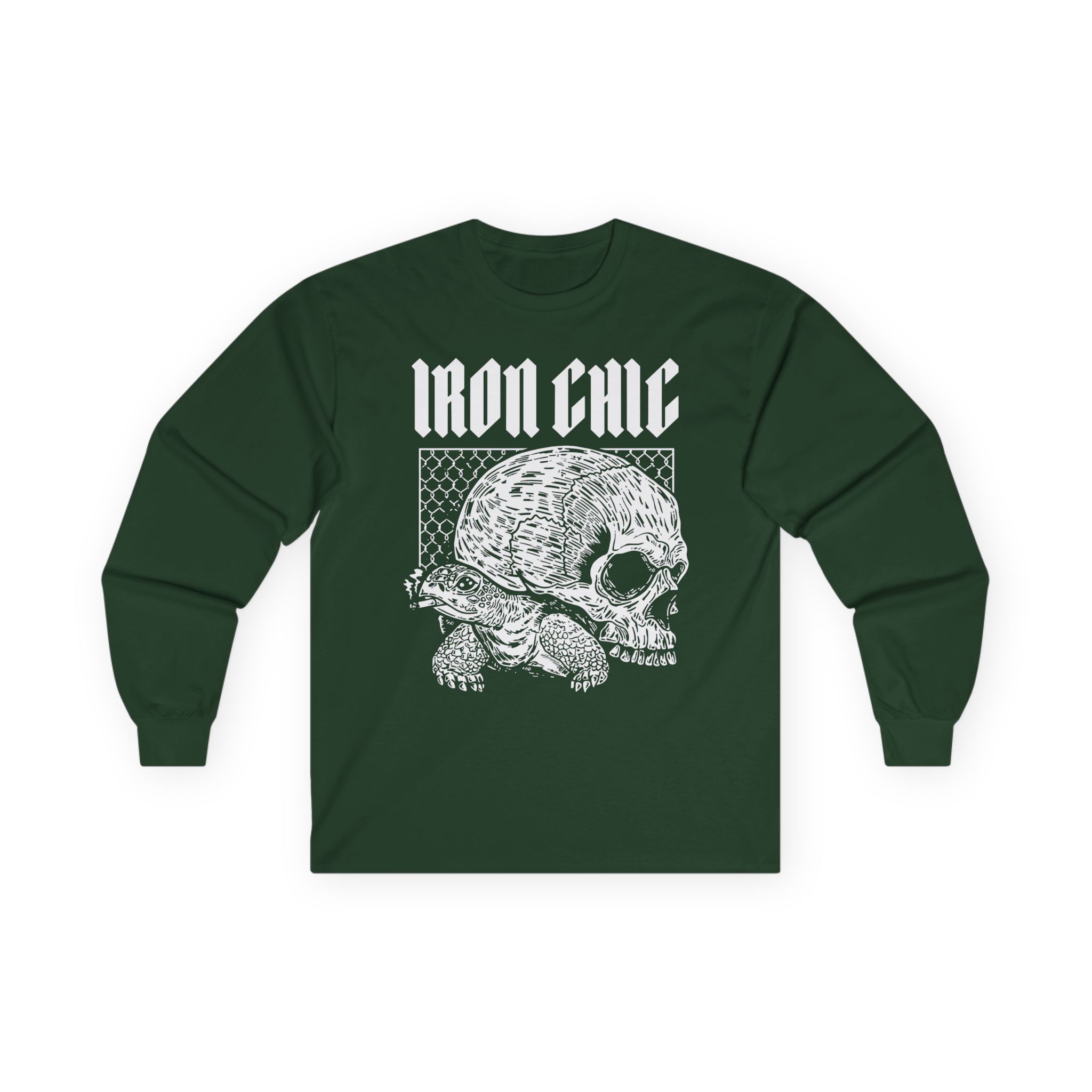 Iron Chic Turtle Unisex Ultra Cotton Long Sleeve Tee