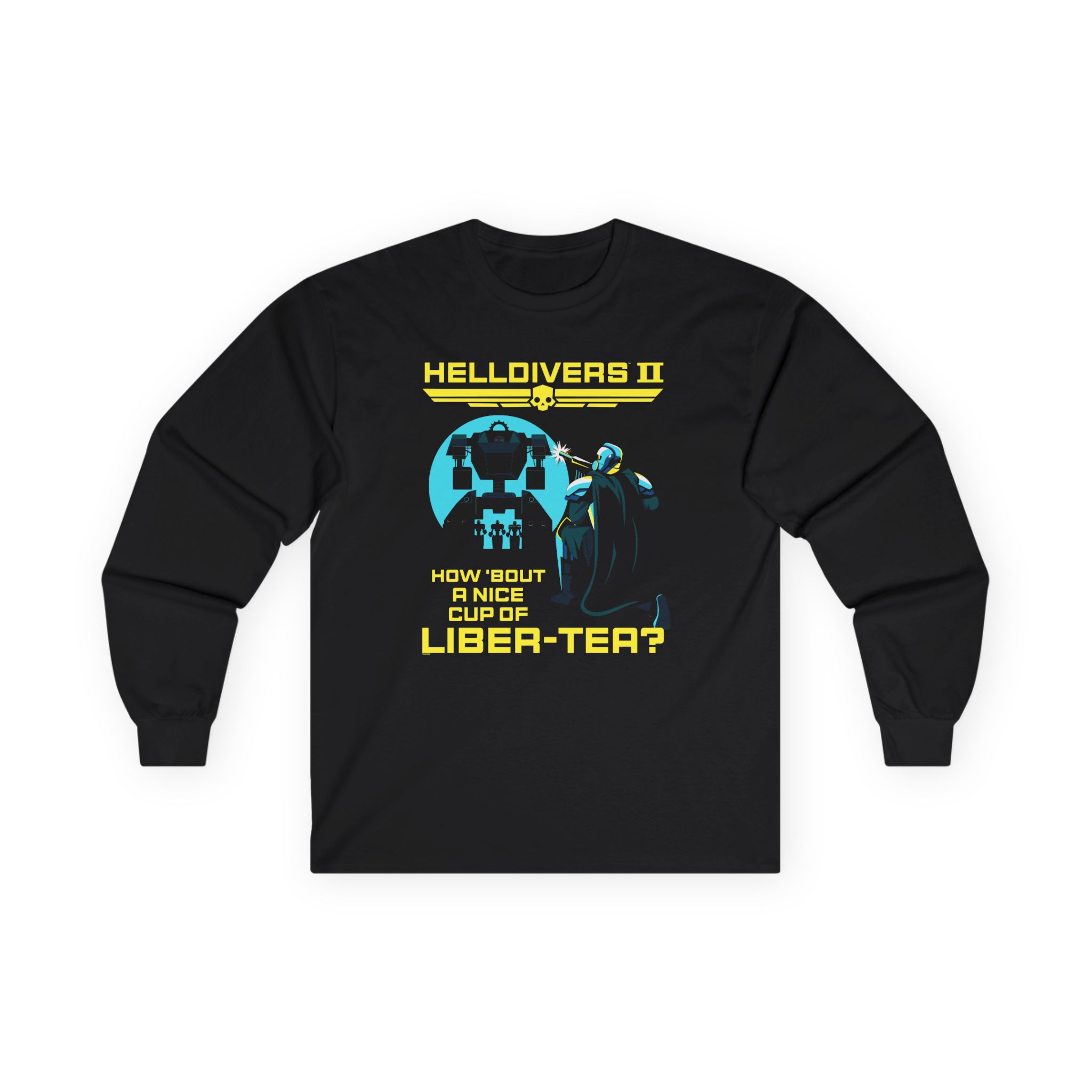 Helldivers Cup of Liber-tea Unisex Ultra Cotton Long Sleeve Tee