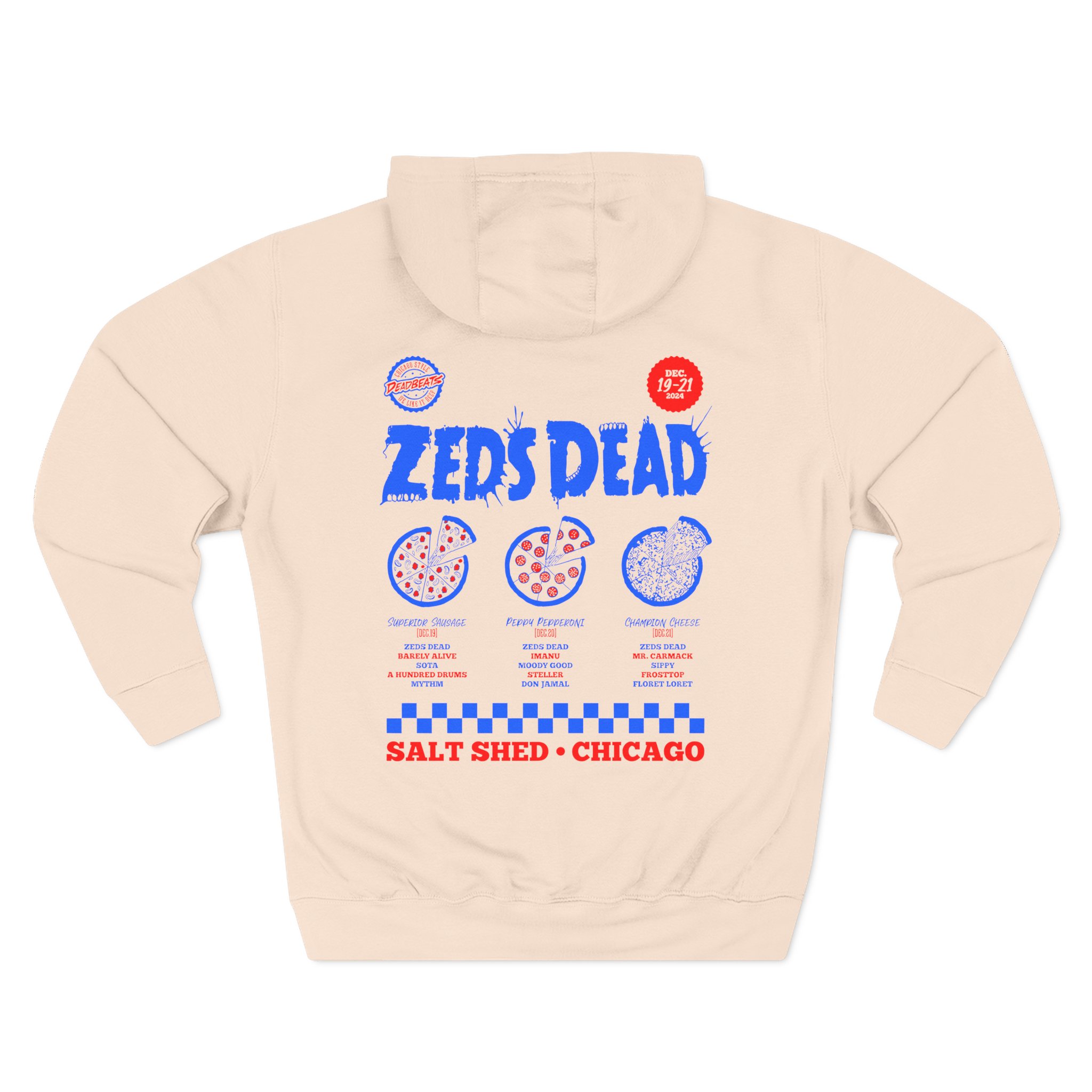 Zeds Dead Three-Panel Fleece Hoodie