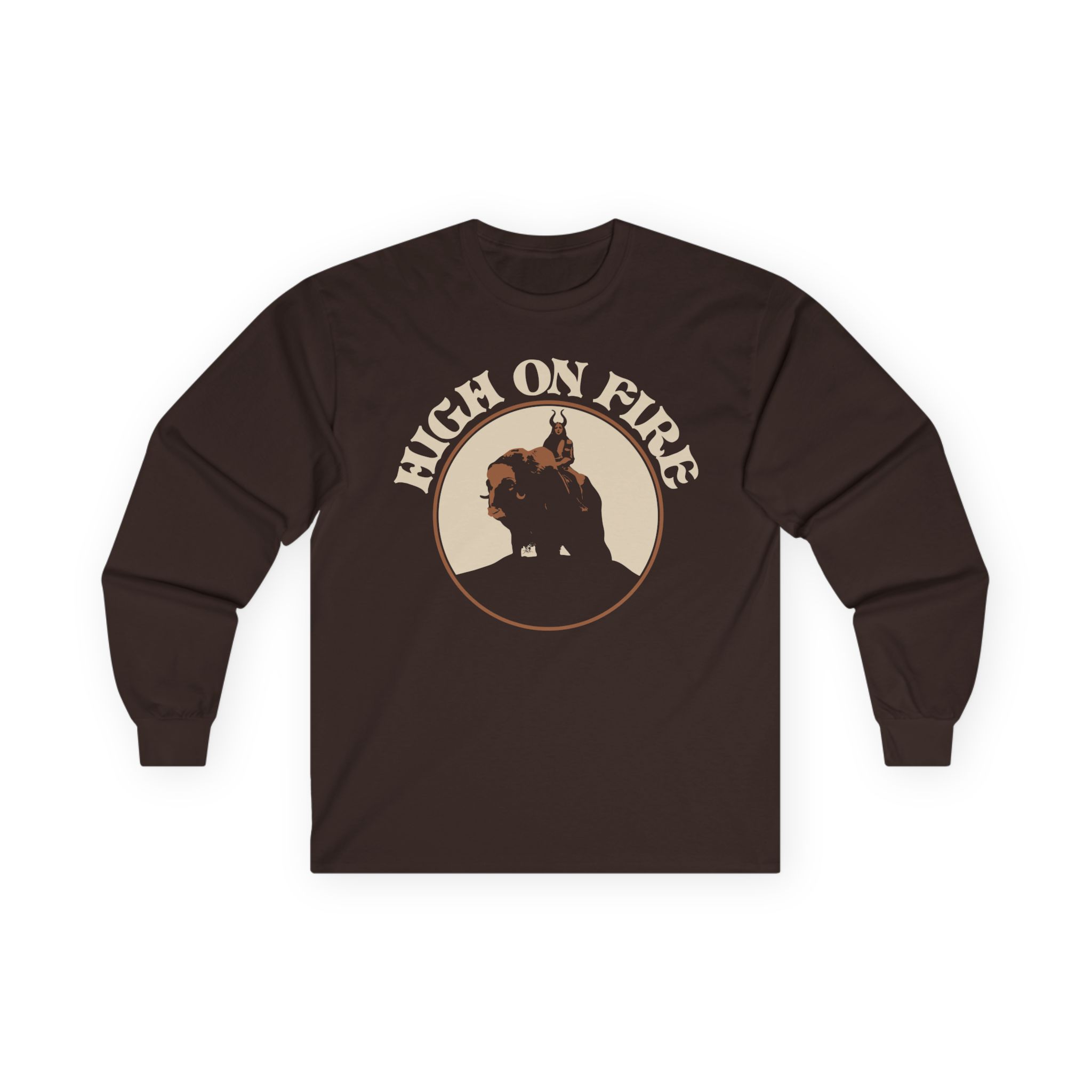 High on Fire Musk Ox Rider Unisex Ultra Cotton Long Sleeve Tee