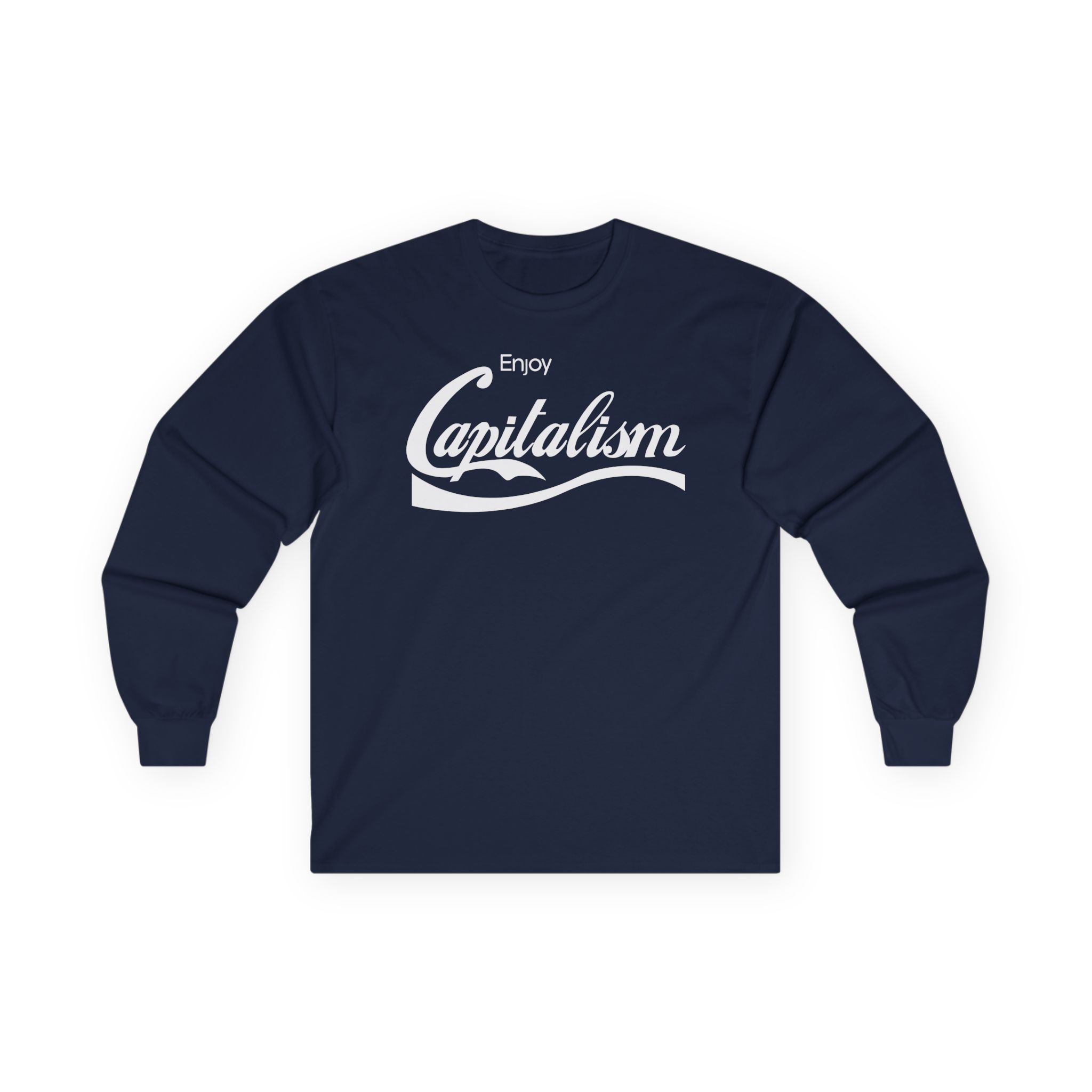 Valuetainment Enjoy Capitalism Unisex Ultra Cotton Long Sleeve Tee