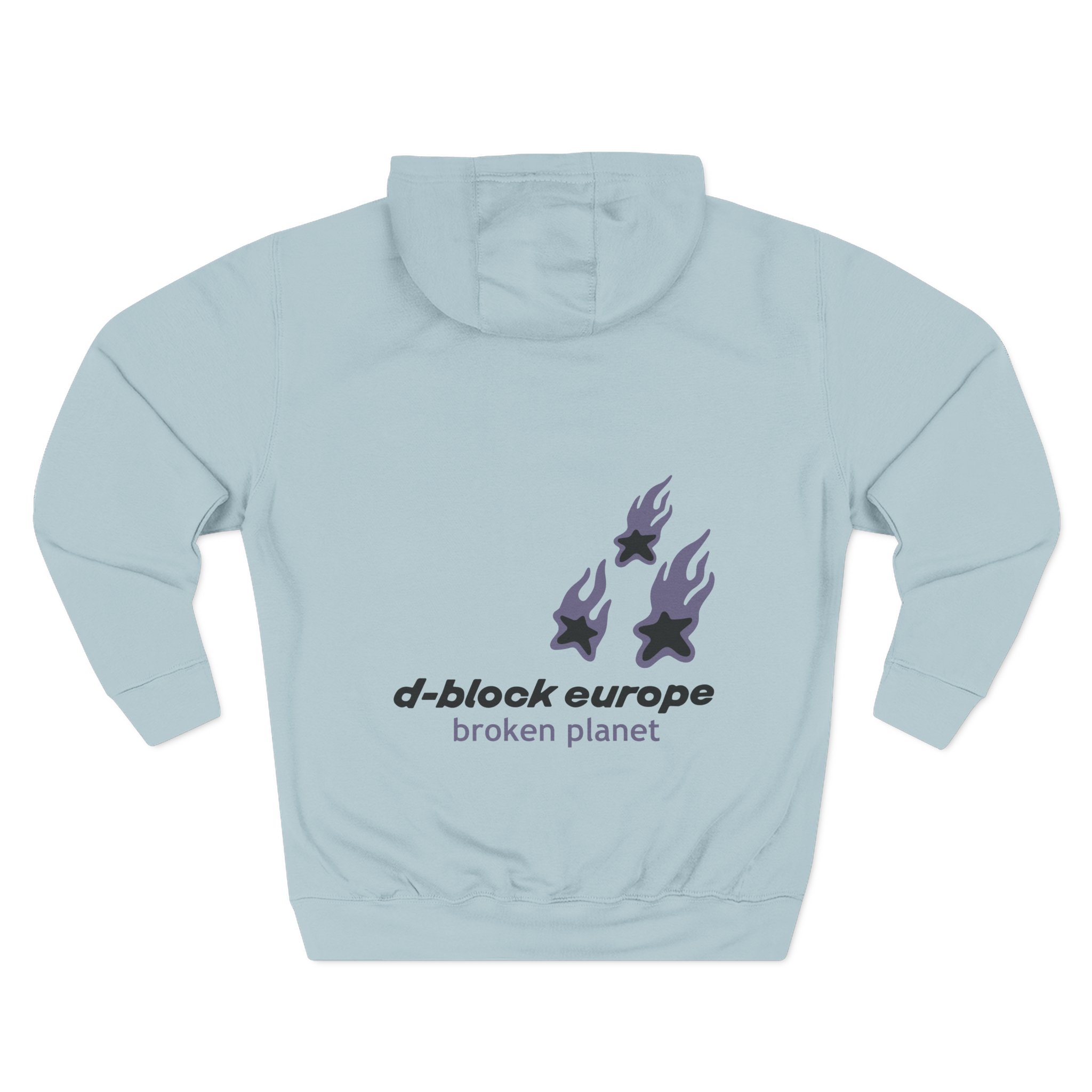 D Block Europe Broken Planet Three-panel Fleece Hoodie