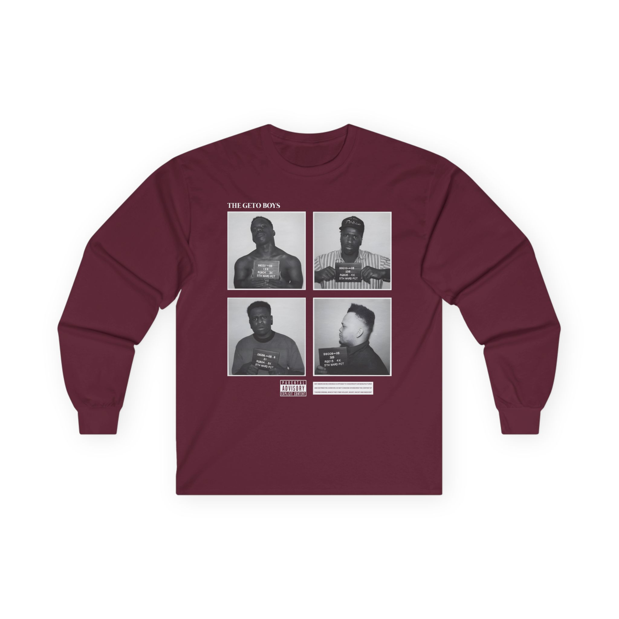 Geto Boys Unisex Ultra Cotton Long Sleeve Tee