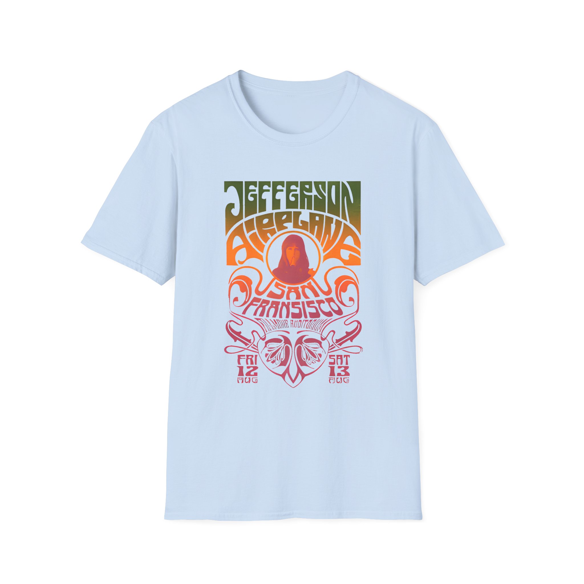 Jefferson Airplane Psychedelic Unisex Softstyle T-Shirt