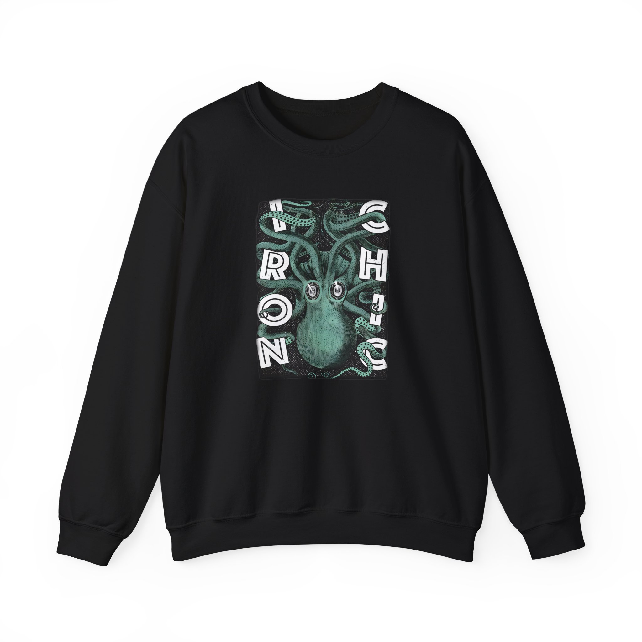 Iron Chic Octopus Unisex Heavy Blend Crewneck Sweatshirt