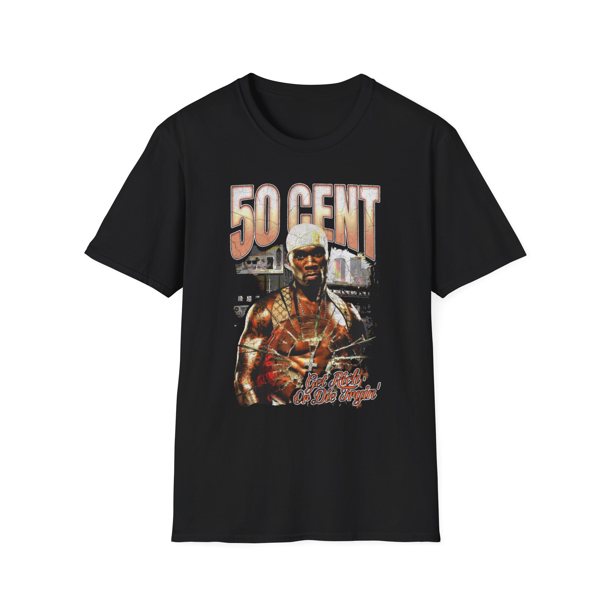 50 Cent Get Rich or Die Tryin Unisex Softstyle T-Shirt