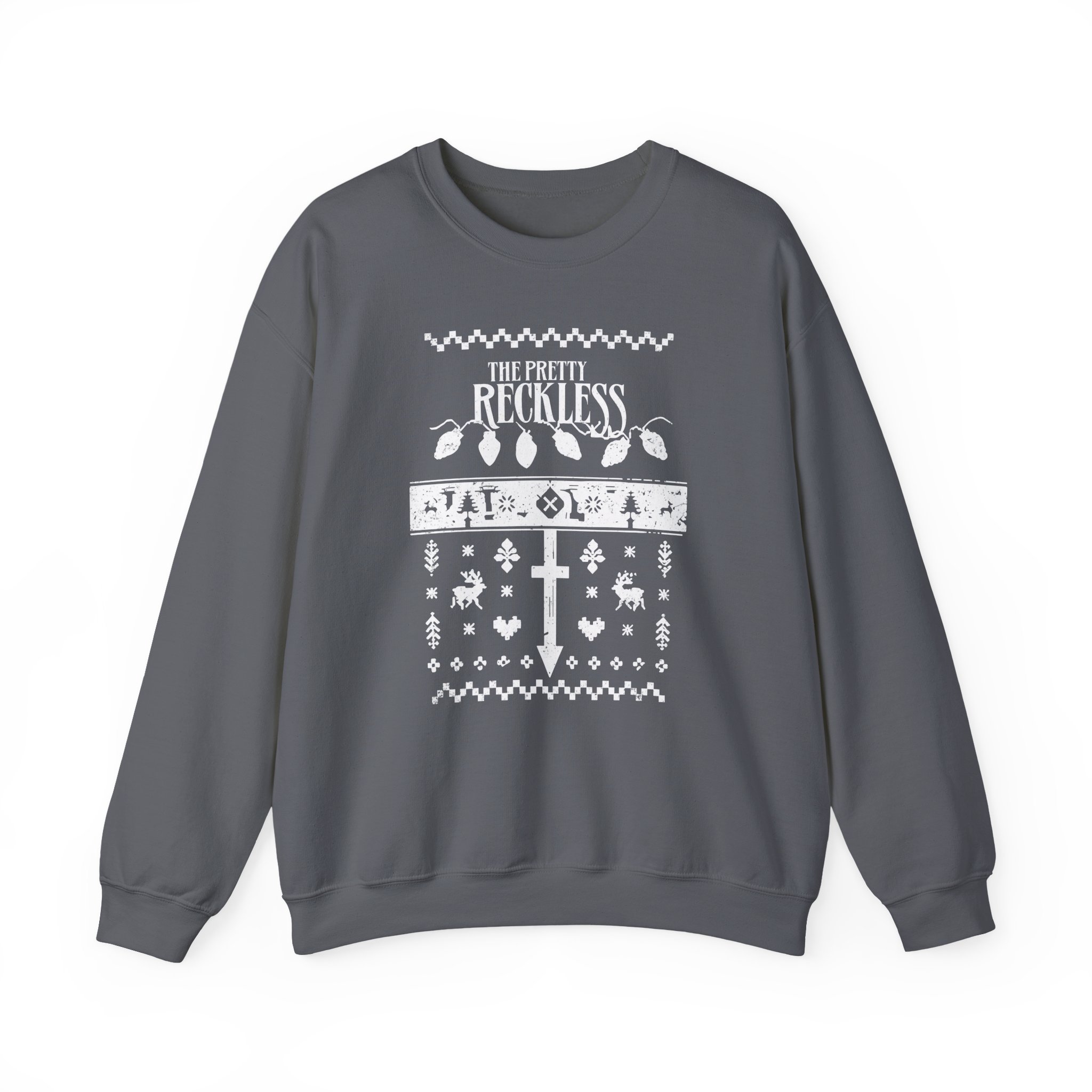 The Pretty Reckless Christmas Unisex Heavy Blend Crewneck Sweatshirt