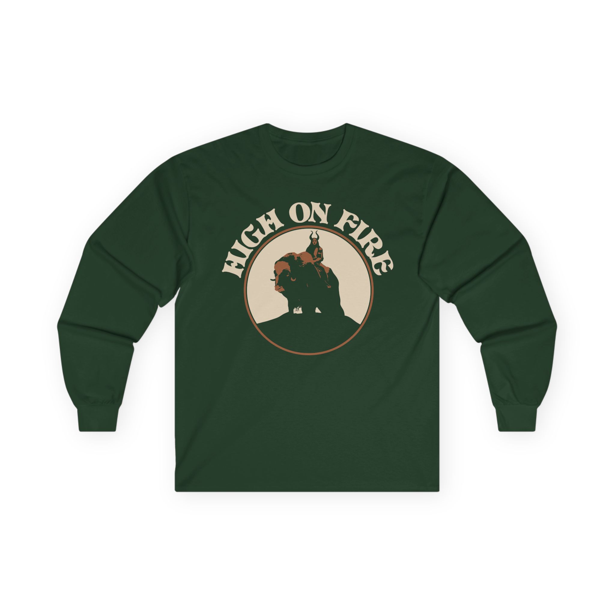 High on Fire Musk Ox Rider Unisex Ultra Cotton Long Sleeve Tee