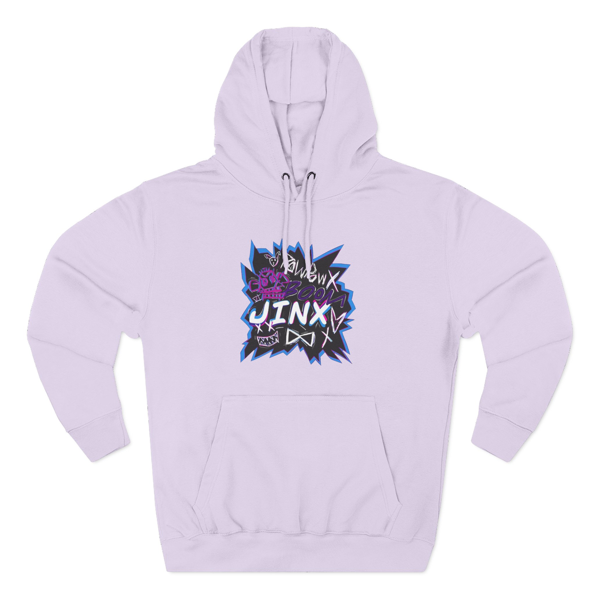 Jinx Three-Panel Fleece Hoodie