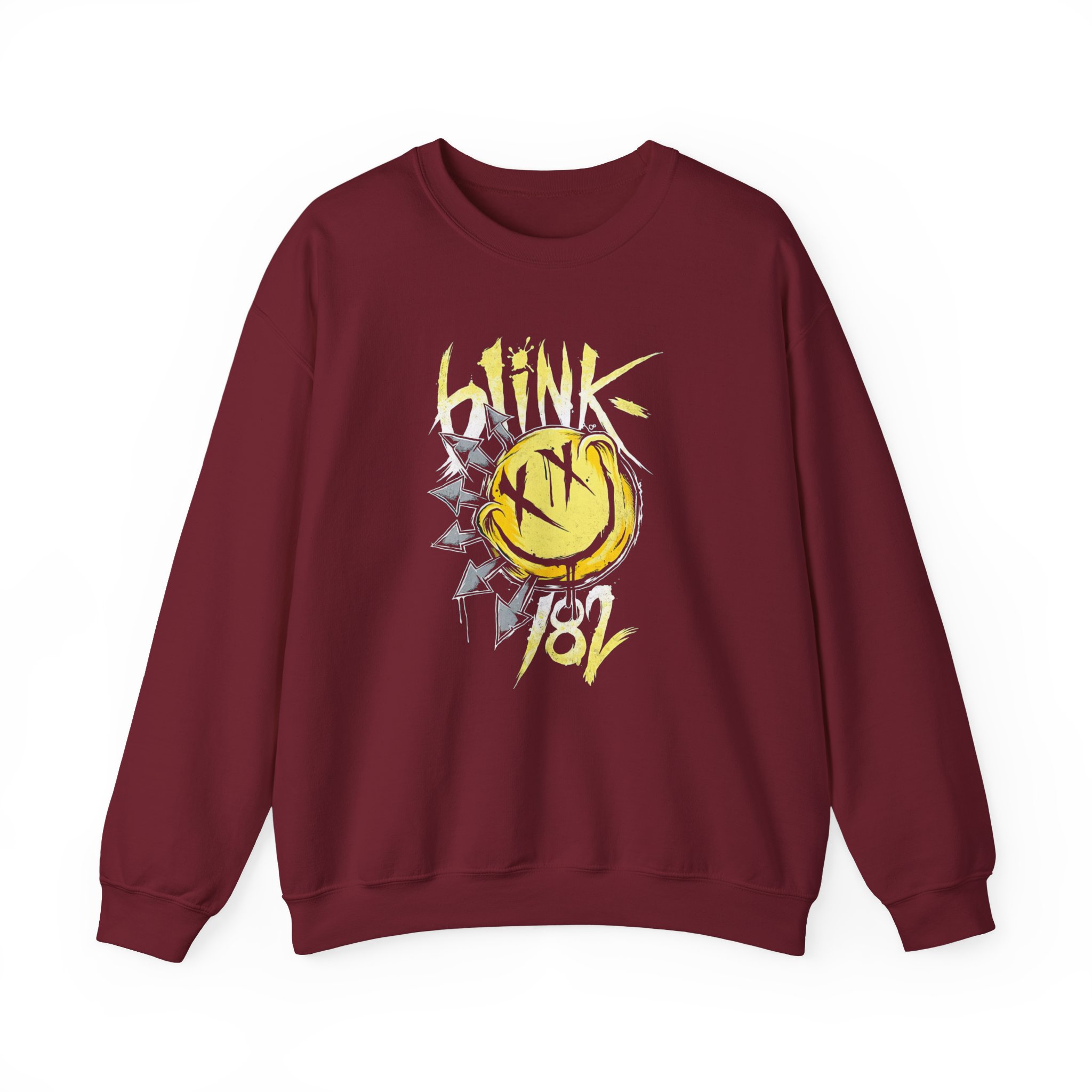 Blink 182 Big Smile Arrows Unisex Heavy Blendâ„¢ Crewneck Sweatshirt