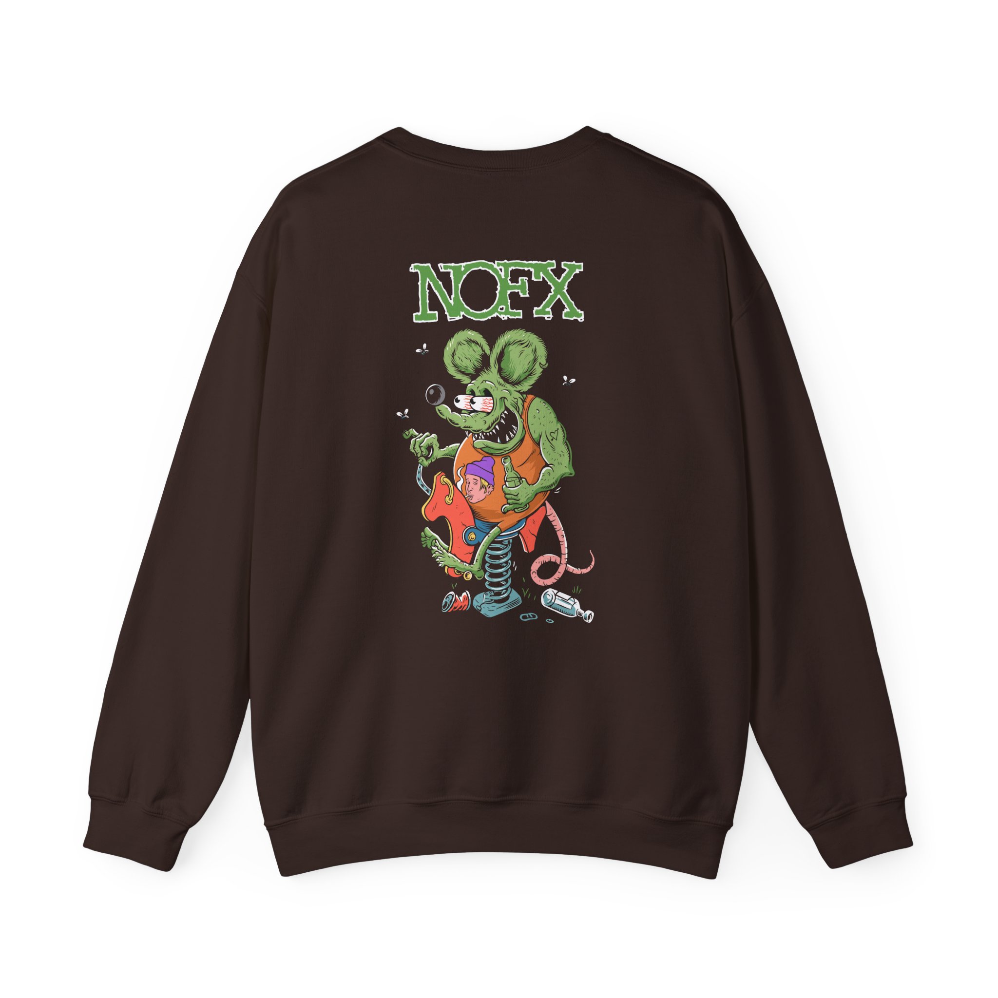 Nofx Rat Fink Unisex Heavy Blendâ„¢ Crewneck Sweatshirt