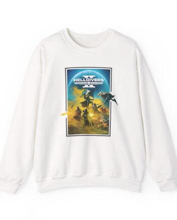 Helldivers Key Art Unisex Heavy Blend™ Crewneck Sweatshirt