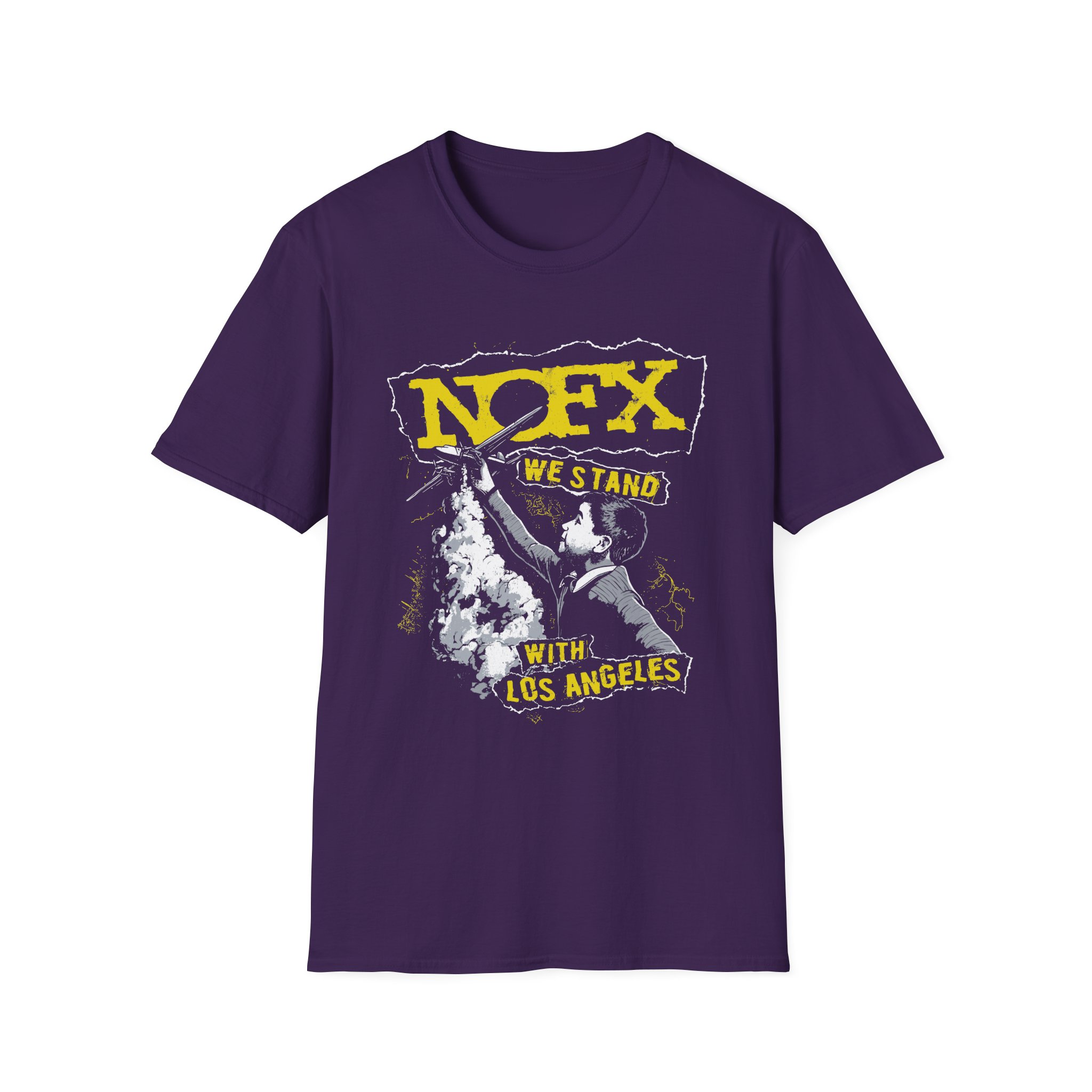 Nofx Fire Relief Unisex Softstyle T-Shirt