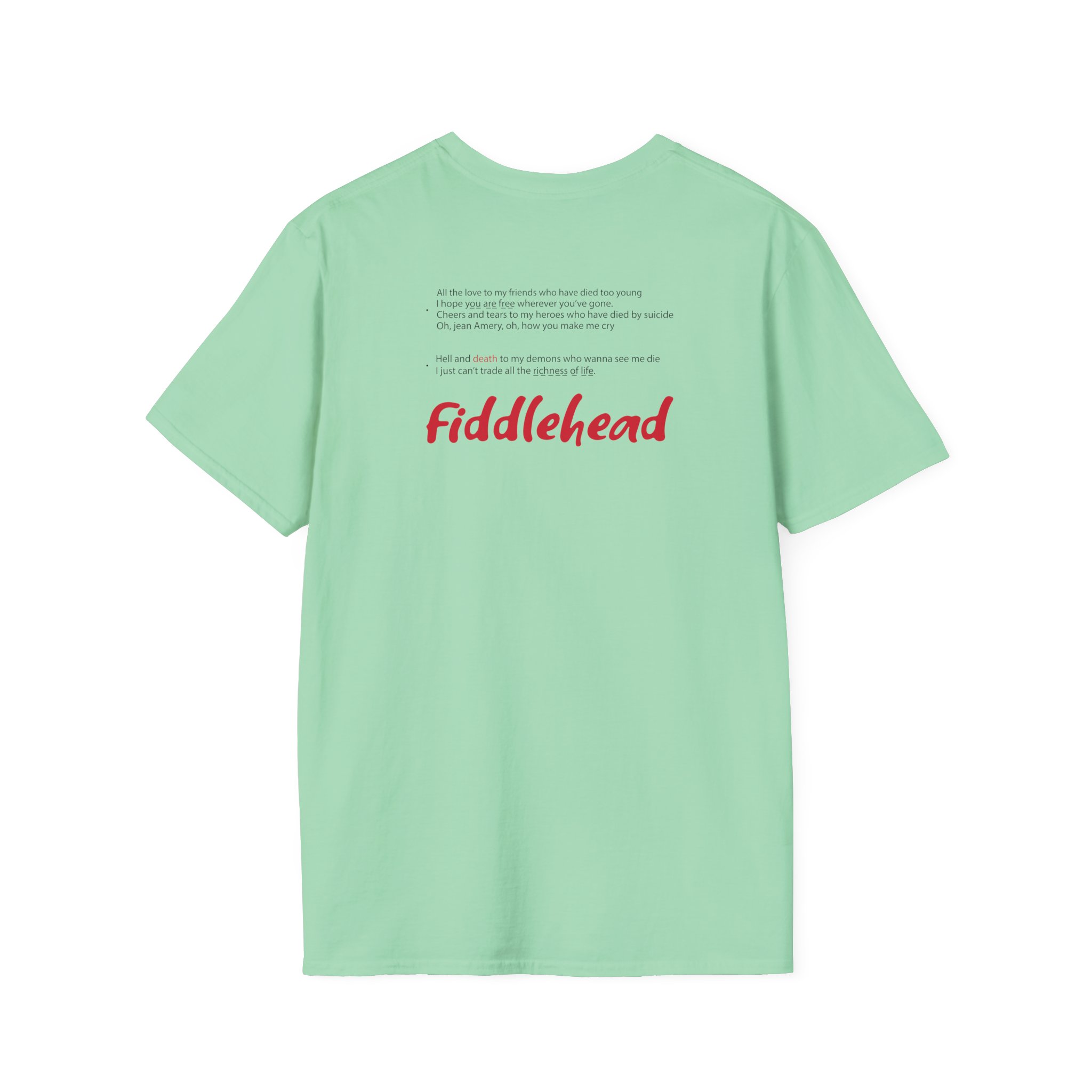 Fiddlehead Jean Emery Unisex Softstyle T-Shirt