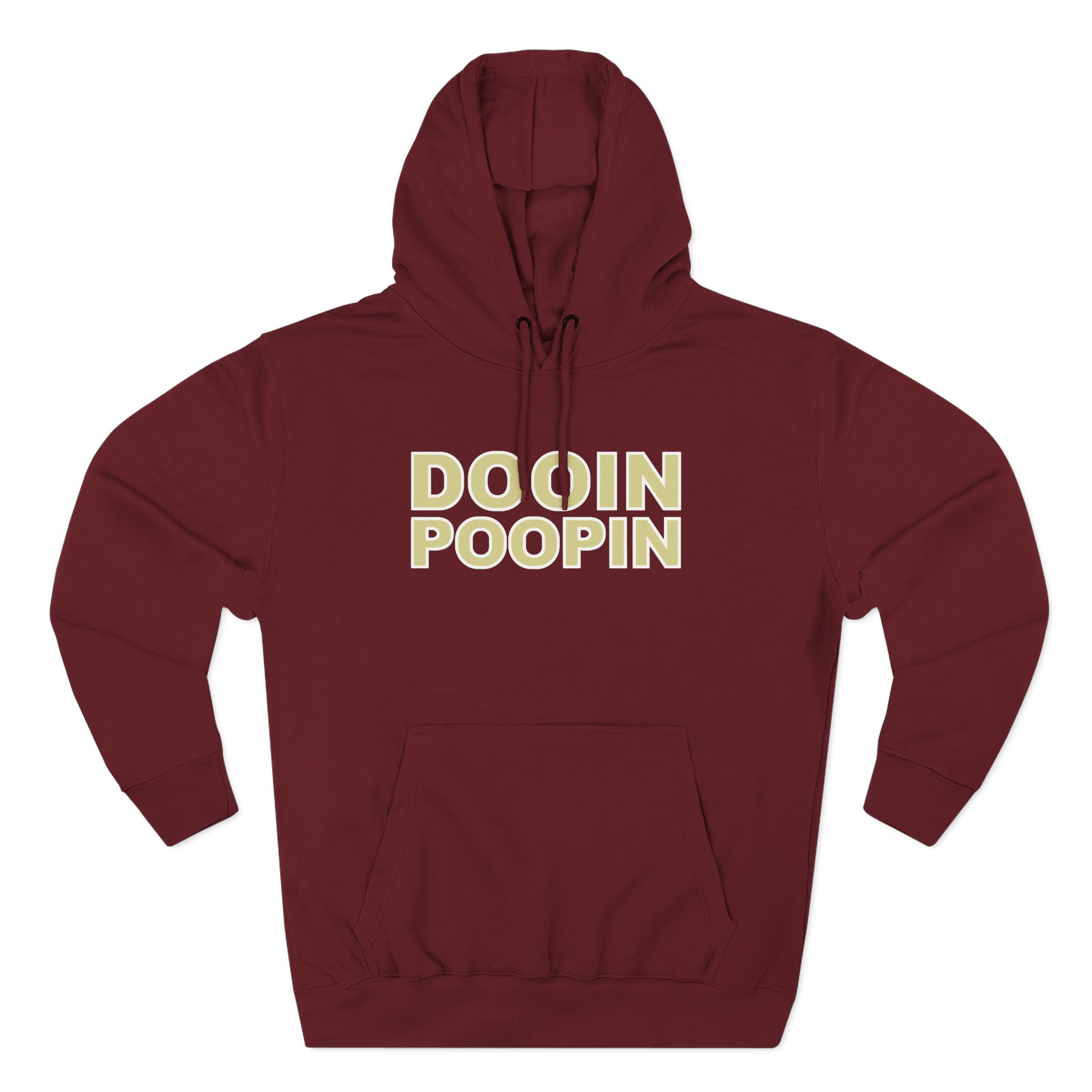 Upchurch Dooin Poopin Three-Panel Fleece Hoodie