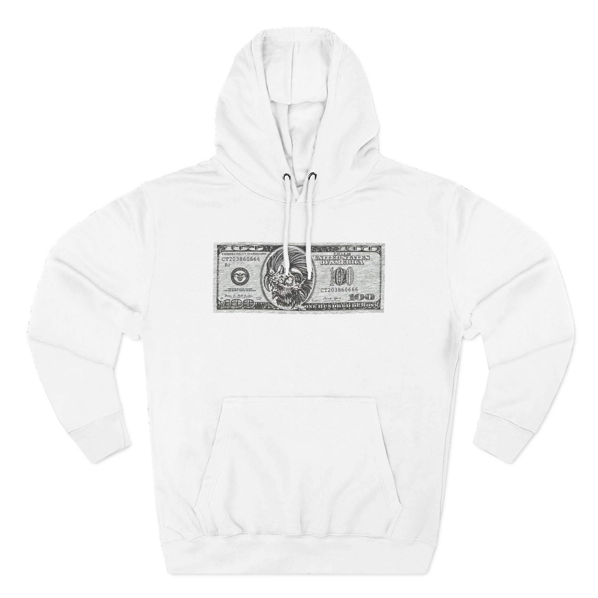 100 Demons Connecticut Hardcore Three-Panel Fleece Hoodie