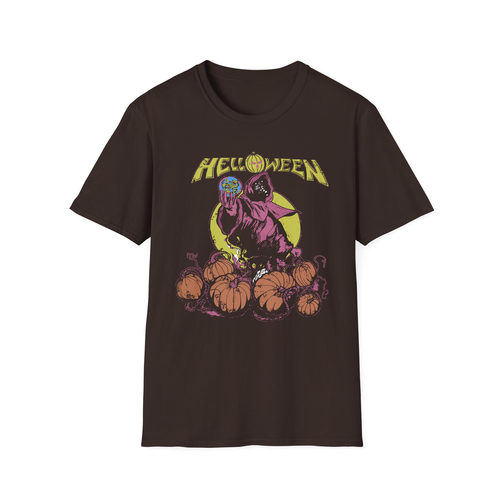 Helloween Pumpkin Garden Unisex Softstyle T-Shirt