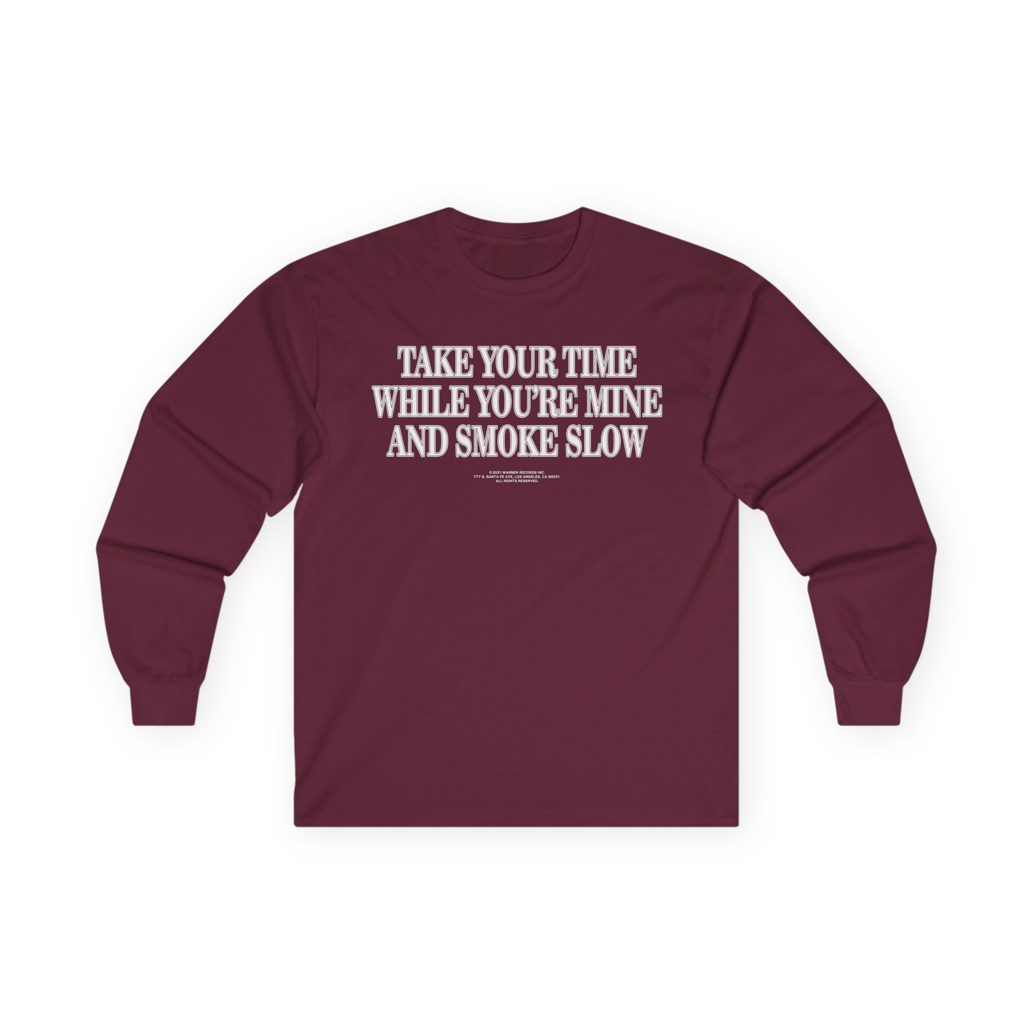 Joshua Bassett Smoke Slow Unisex Ultra Cotton Long Sleeve Tee