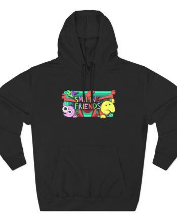 Smiling Friends Three-panel Fleece Hoodie