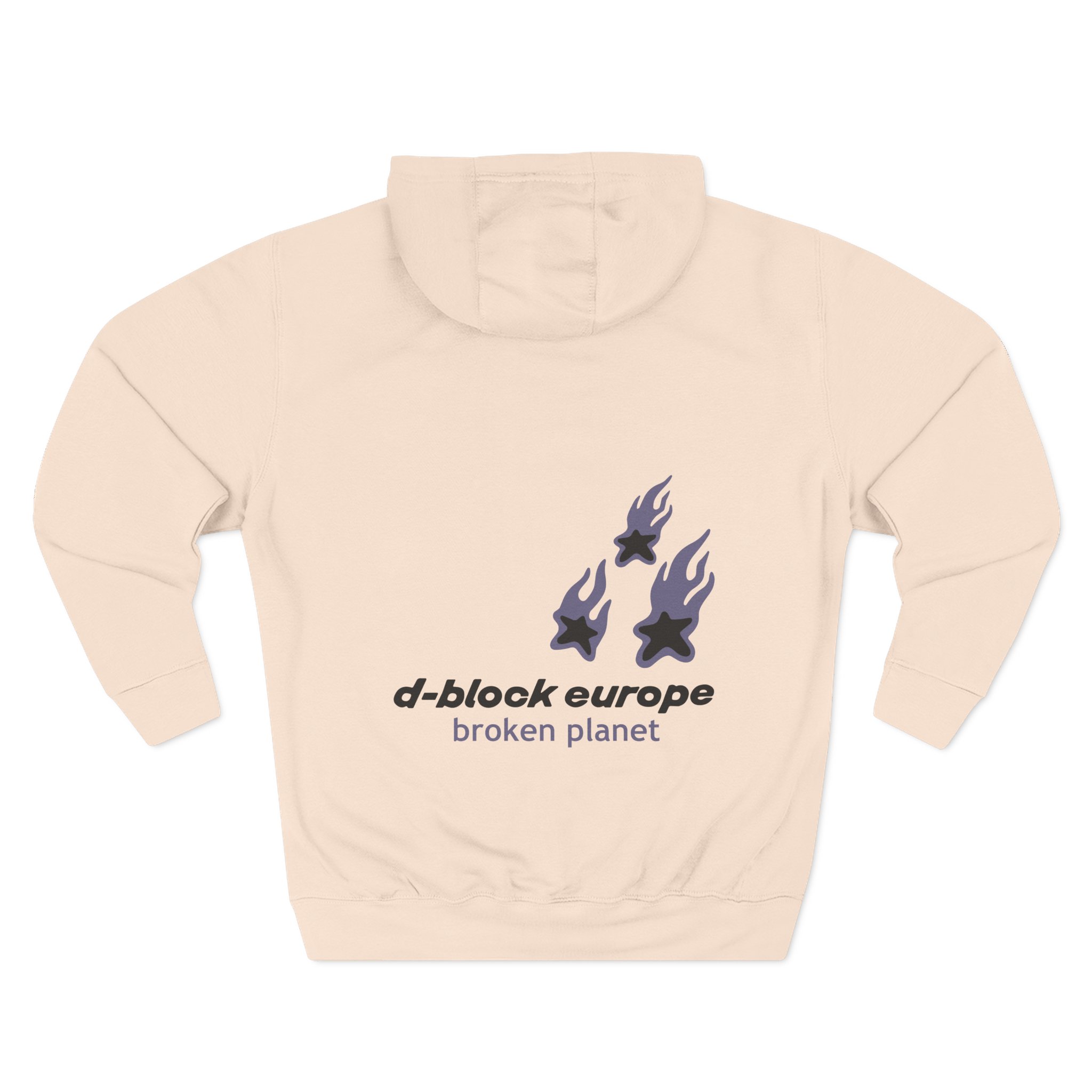 D Block Europe Broken Planet Three-panel Fleece Hoodie