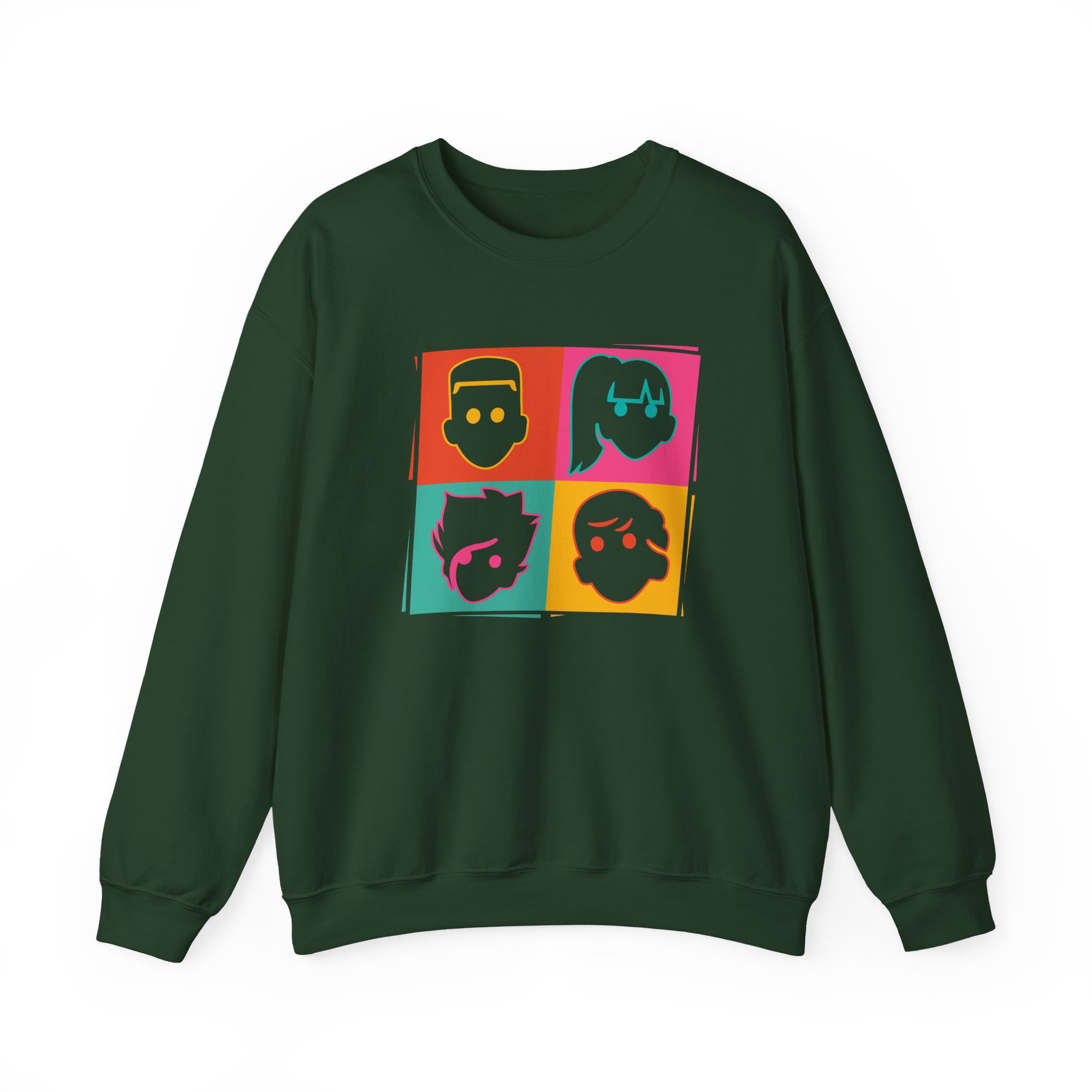 Grounded Faces Unisex Heavy Blendâ„¢ Crewneck Sweatshirt