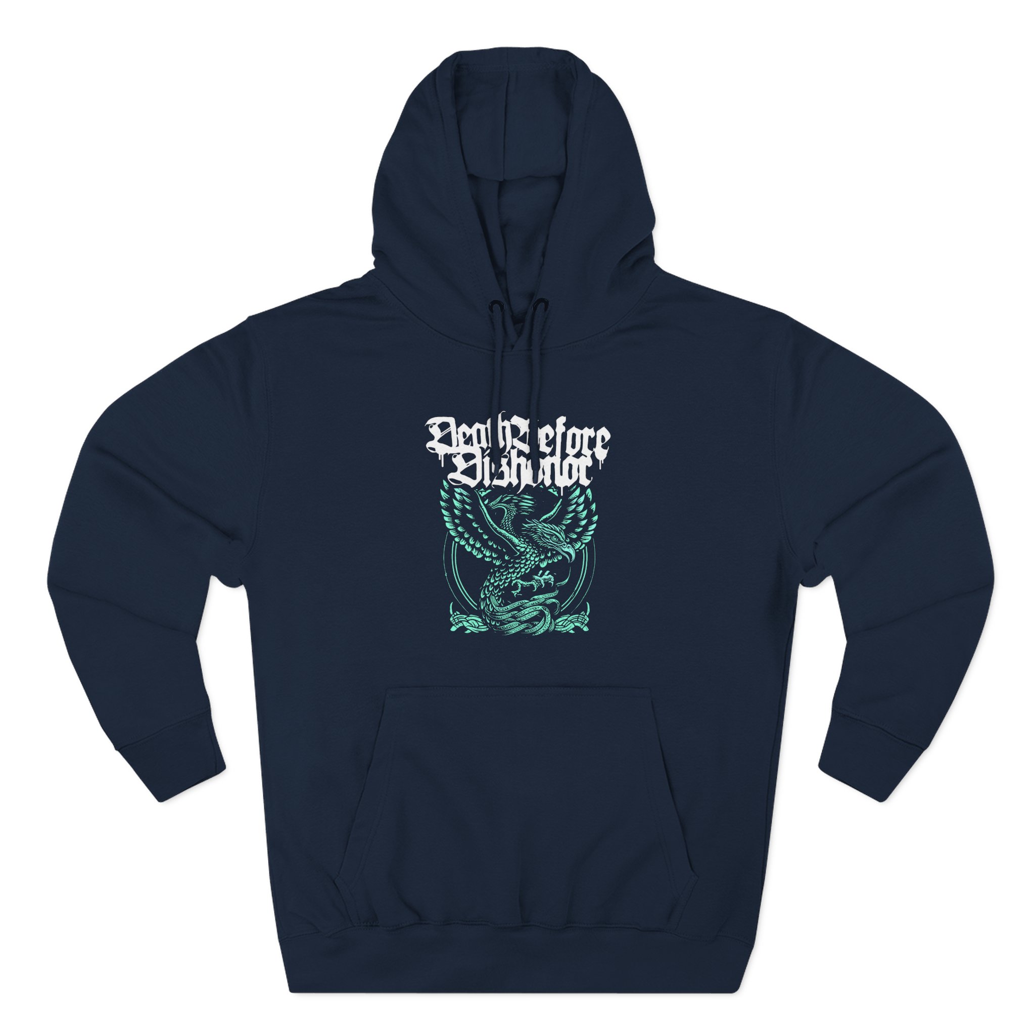 Death Before Dishonor Phoenix Three-Panel Fleece Hoodie