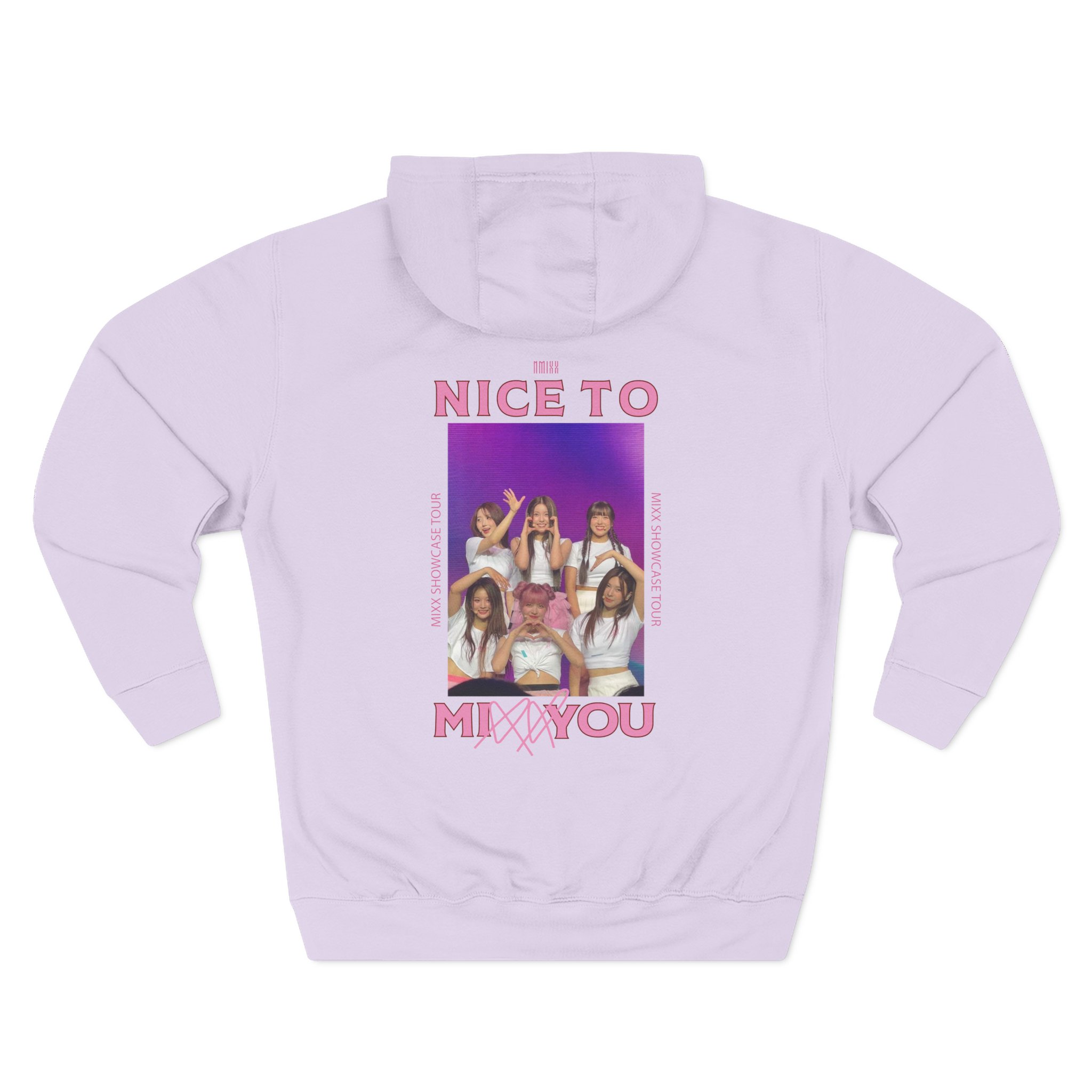 Nmixx Three-Panel Fleece Hoodie