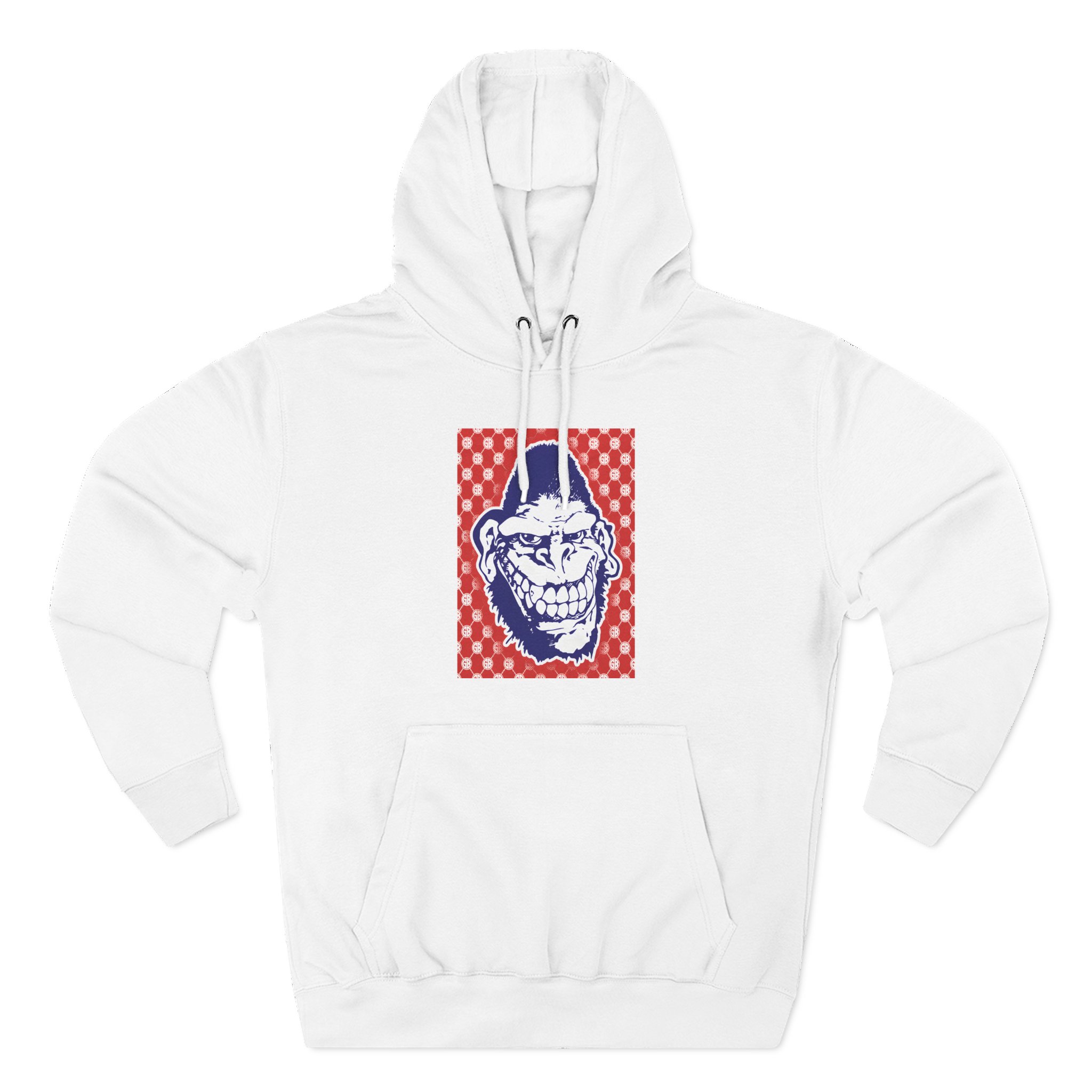 Gorilla Biscuits Gb Pattern Three-Panel Fleece Hoodie