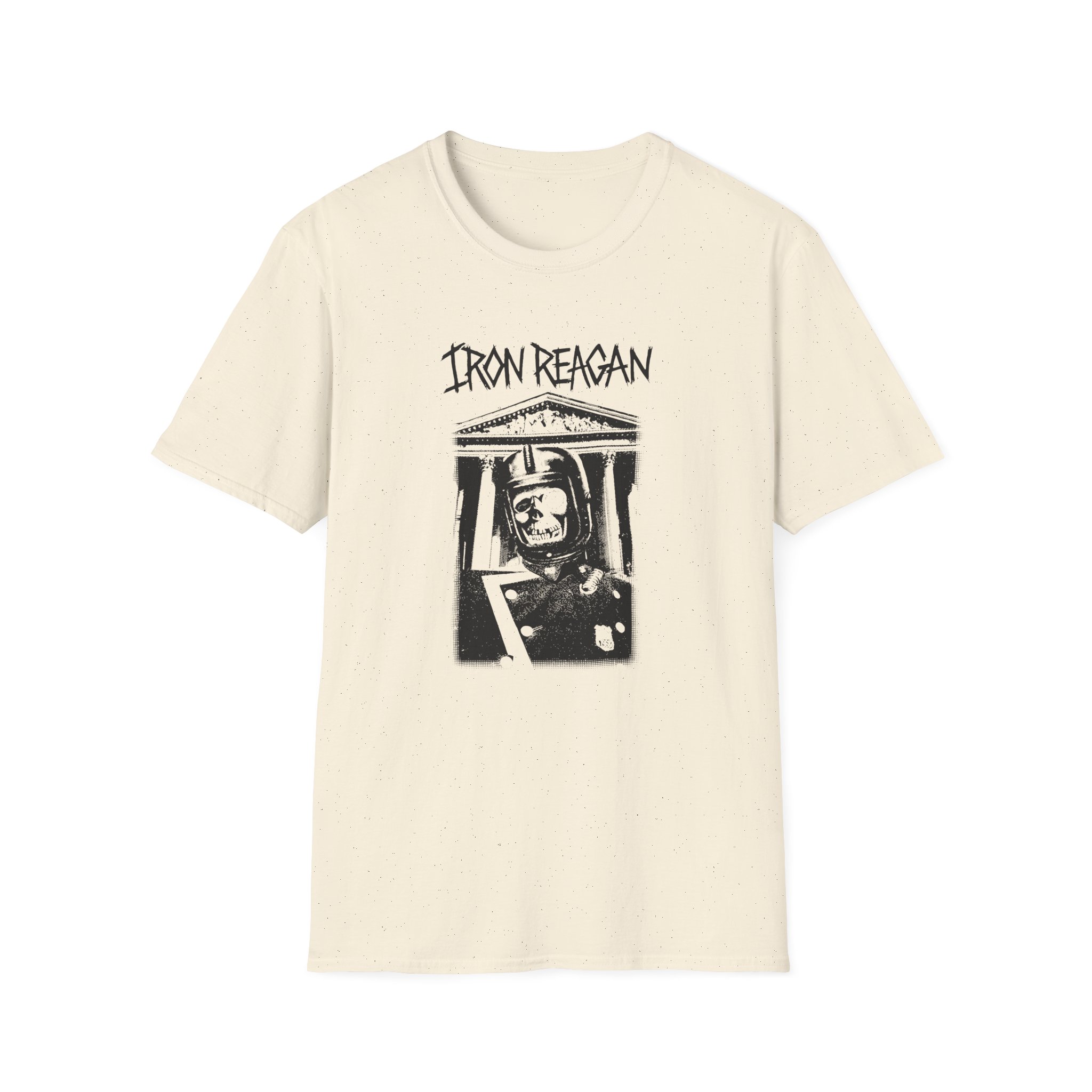 Iron Reagan Rewind Black Ink Unisex Softstyle T-Shirt