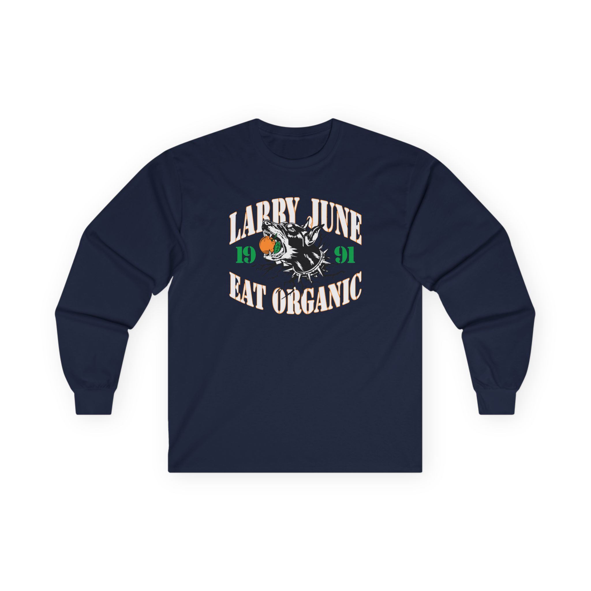 Larry June Eat Organic Unisex Ultra Cotton Long Sleeve Tee