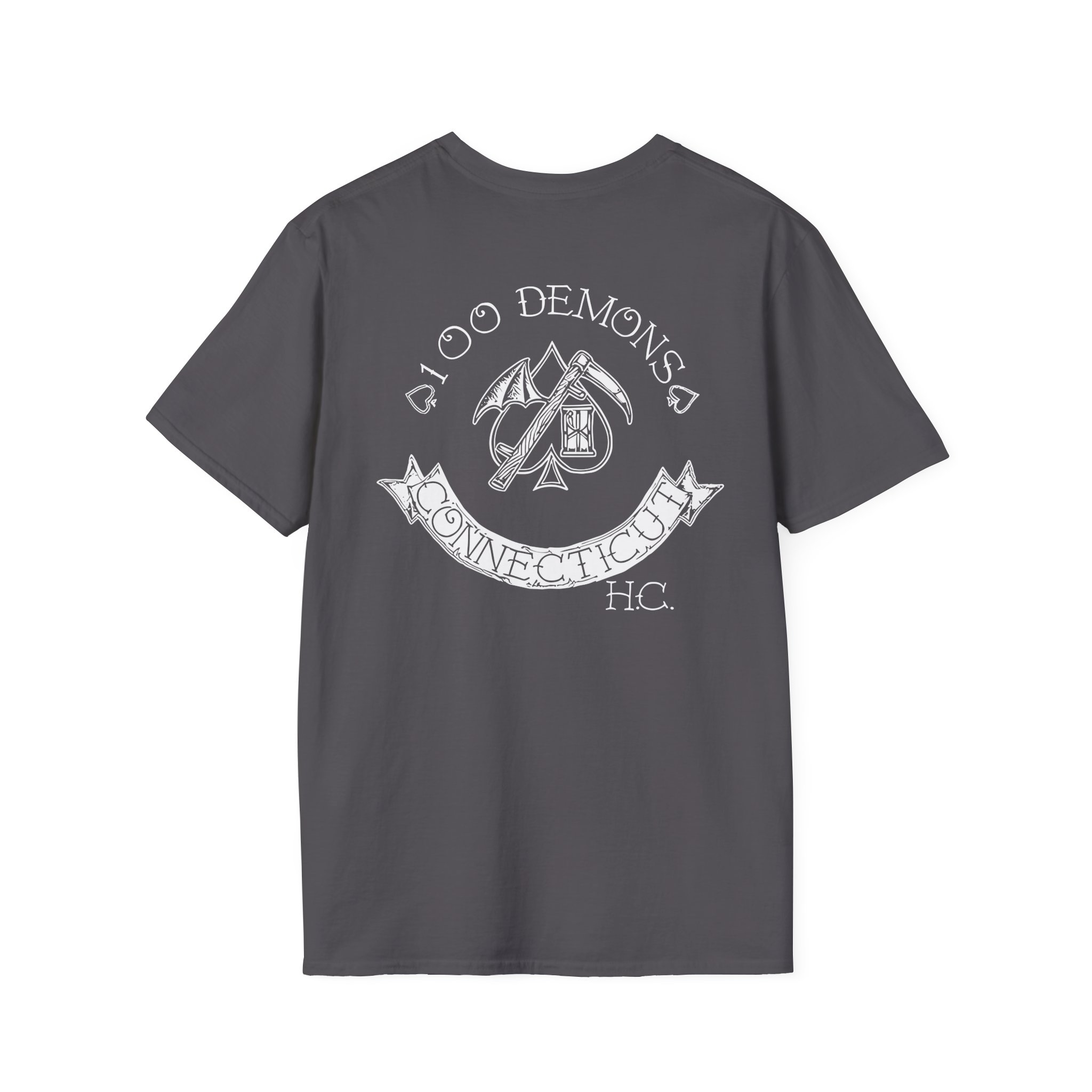 100 Demons Spade Sickle Unisex Softstyle T-Shirt