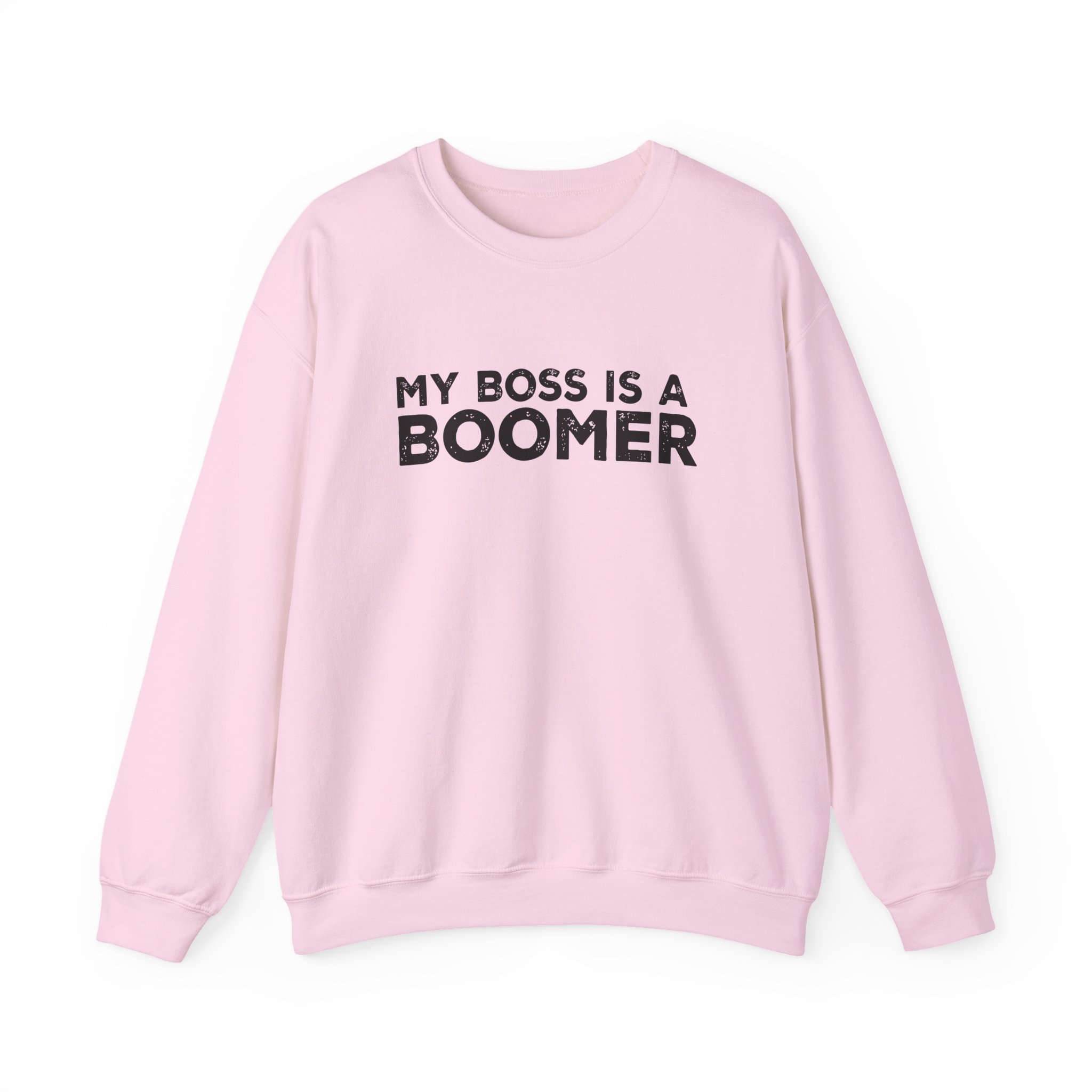 Kat Timpf My Boss is a Boomer Unisex Heavy Blendâ„¢ Crewneck Sweatshirt